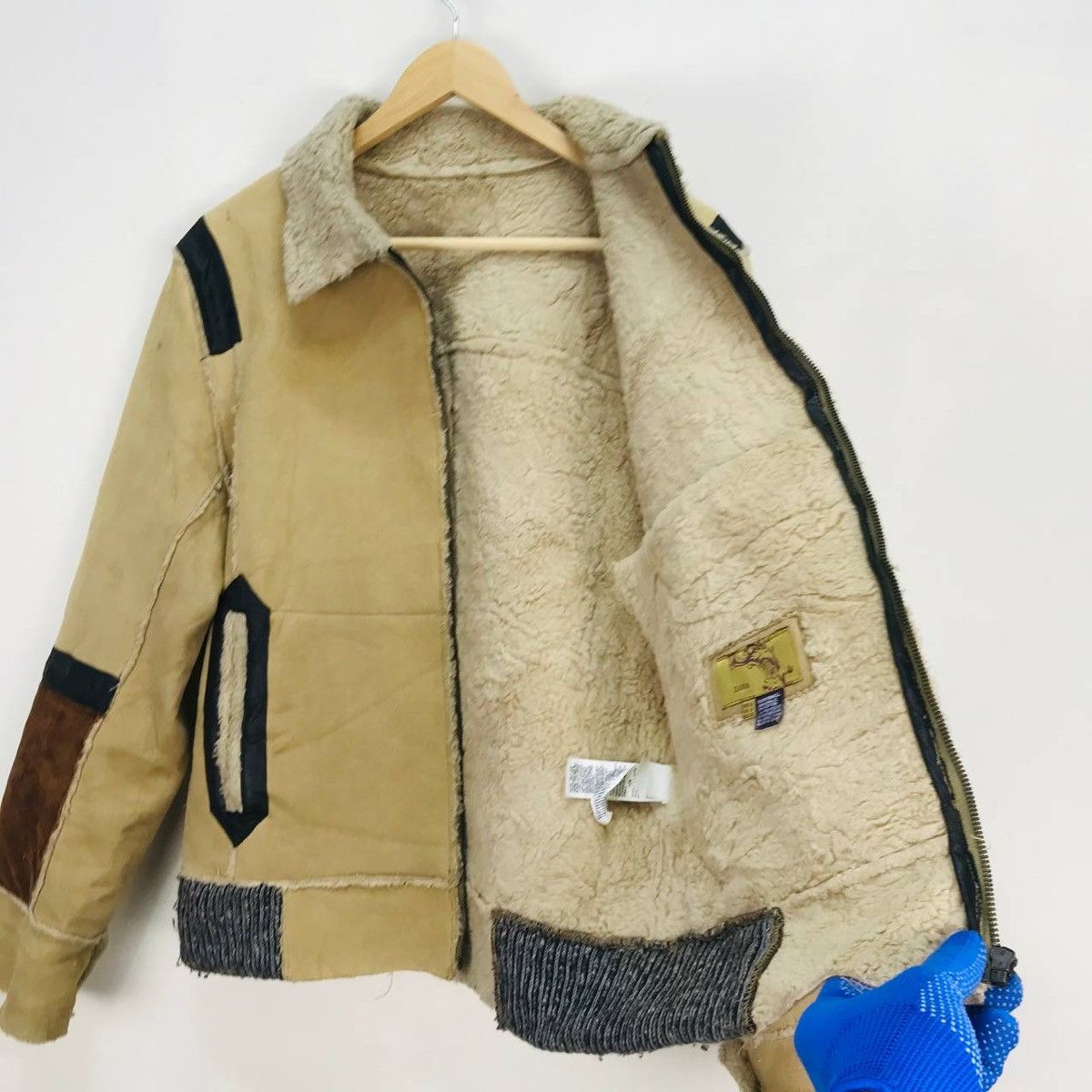 Zara Zara Deconstructed Distressed faux leather sherpa lining Size US M / EU 48-50 / 2 - 9 Thumbnail