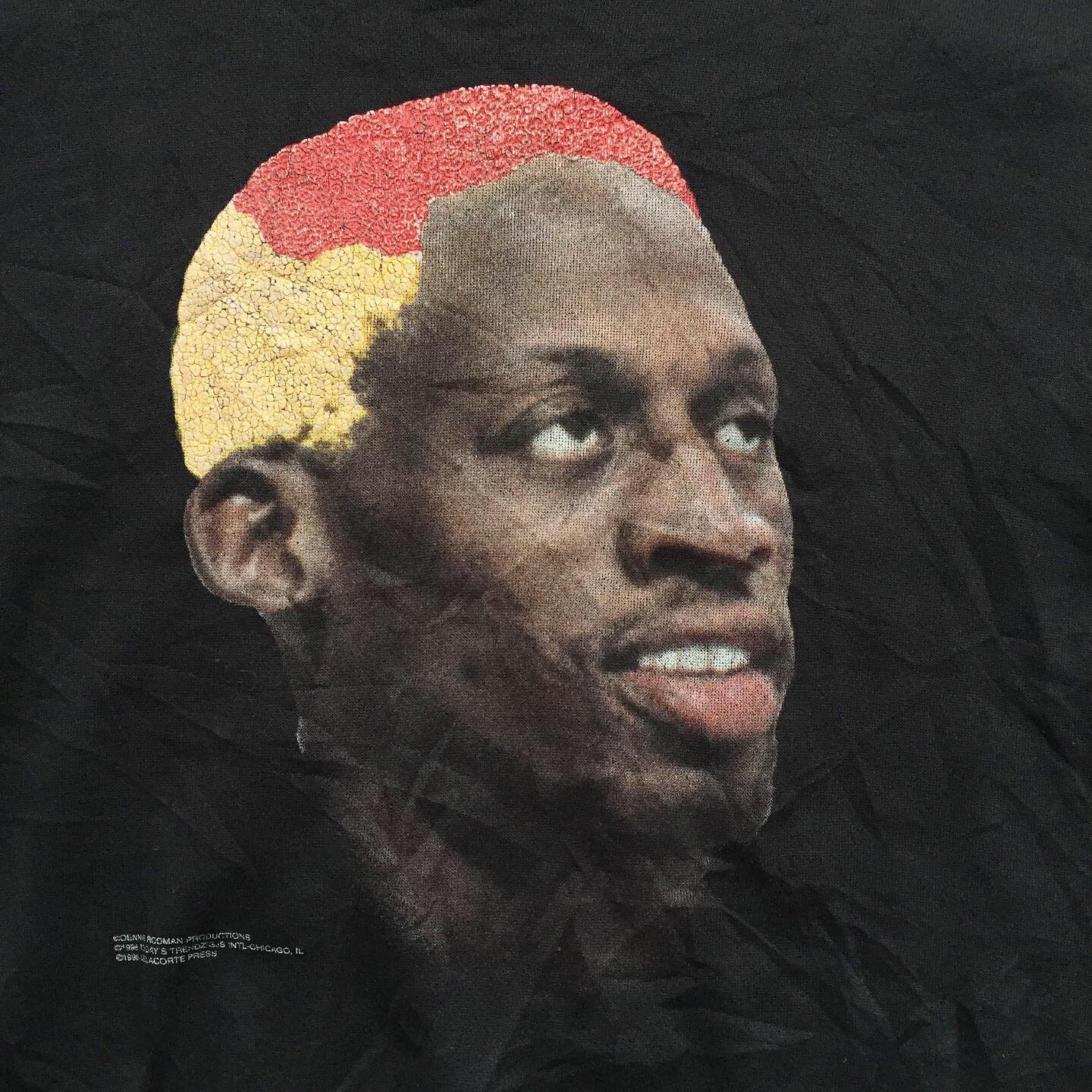 Vintage Vintage RARE DENNIS RODMAN sweatshirt 90's Size US L / EU 52-54 / 3 - 3 Thumbnail