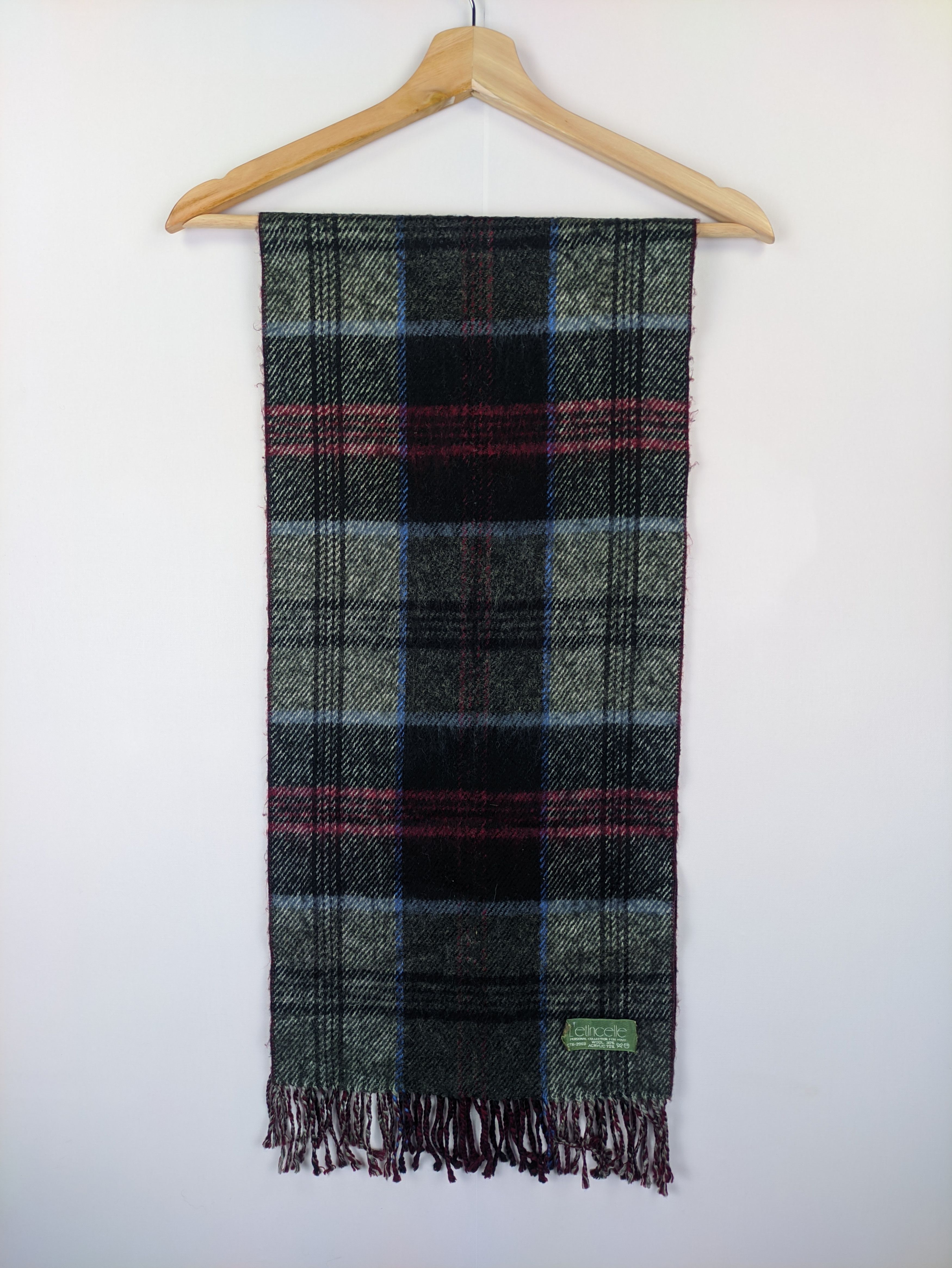 Japanese Brand × Vintage Steals🔥Letincelle Scarf Muffler Wool(💥Combo Scarf PM💥) Size ONE SIZE - 3 Thumbnail