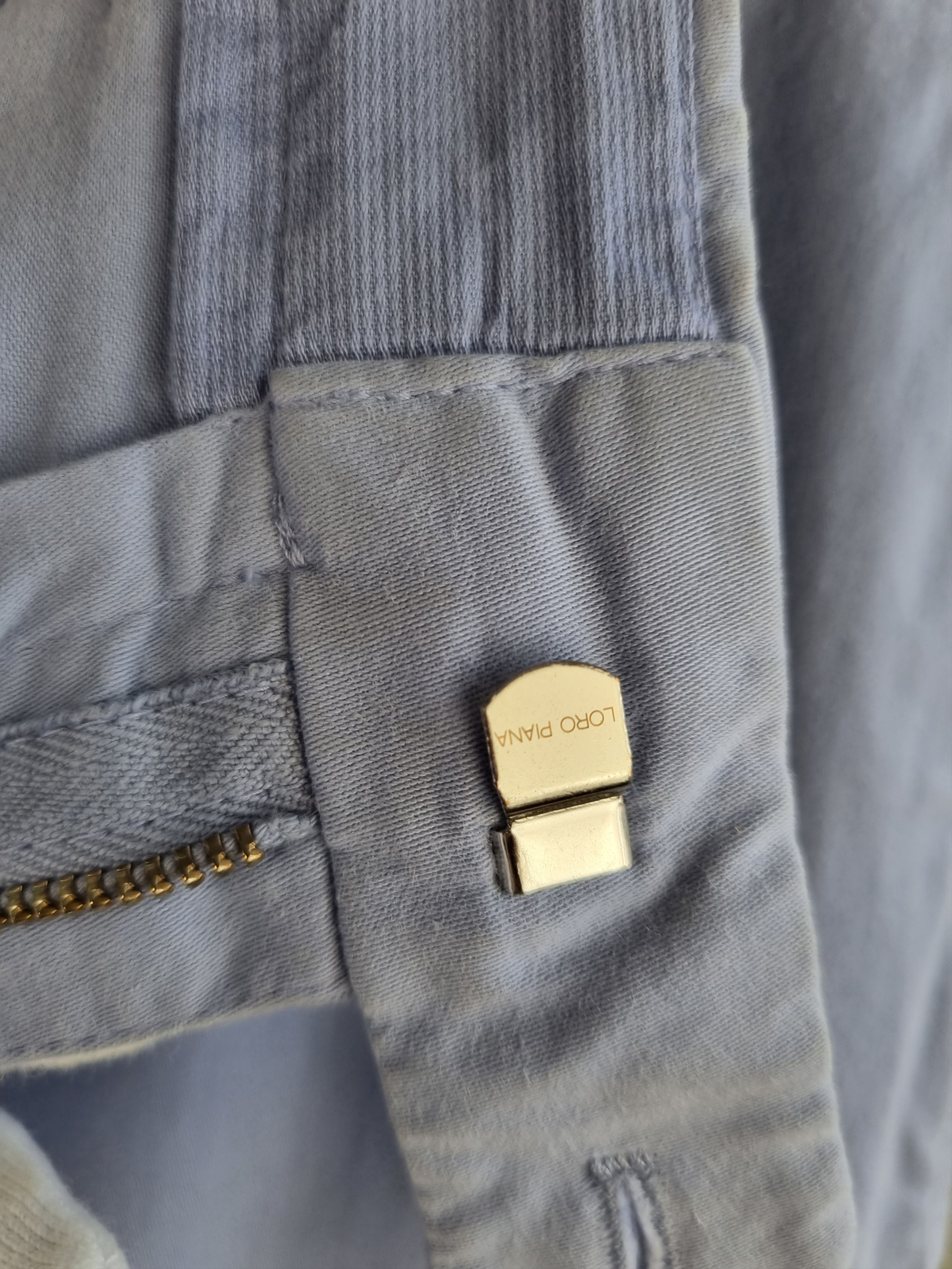 Loro Piana Loro Piana Baby Blue Soft Fabrics Chinos Pants Size US 34 / EU 50 - 18 Thumbnail