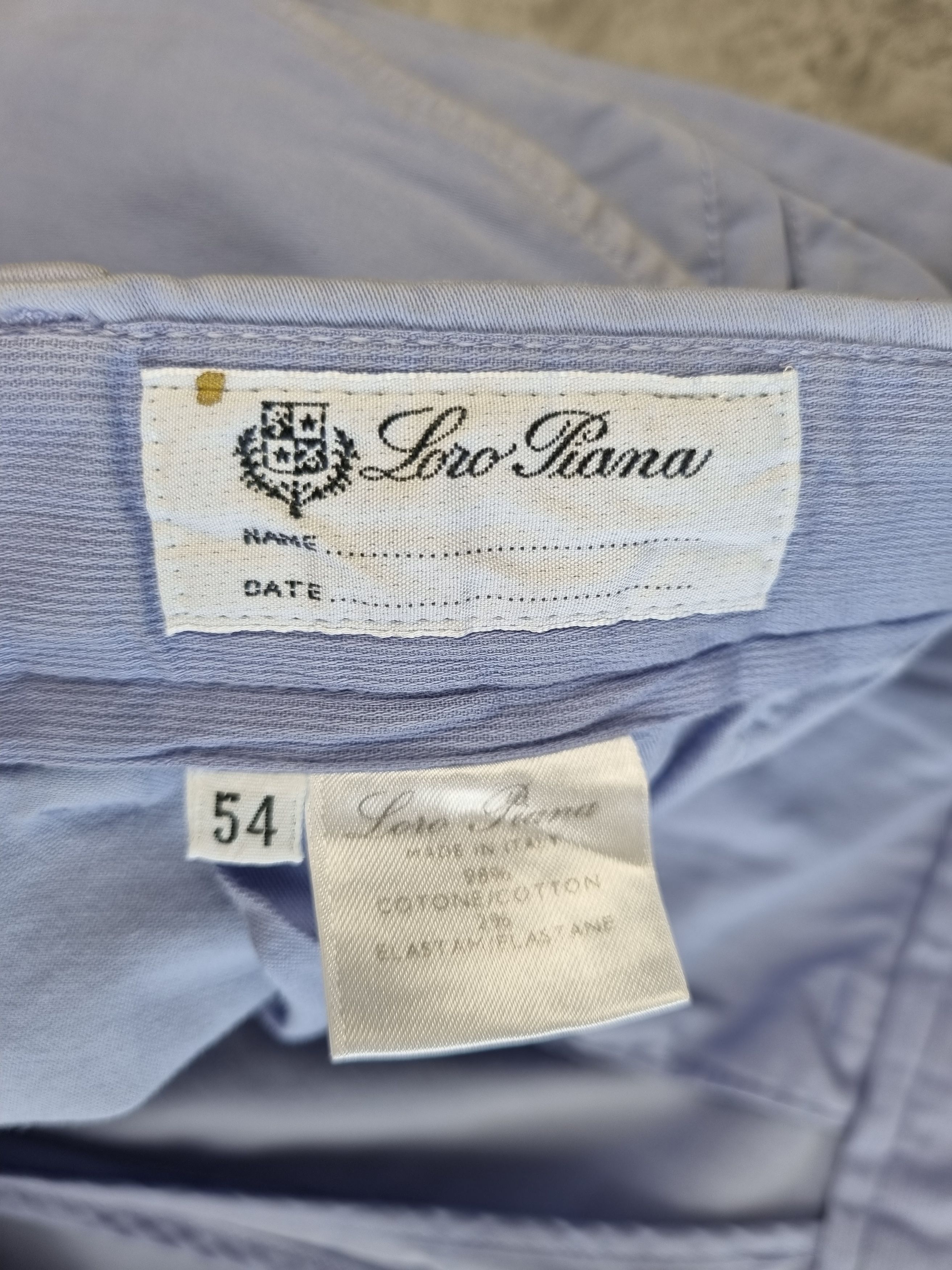 Loro Piana Loro Piana Baby Blue Soft Fabrics Chinos Pants Size US 34 / EU 50 - 3 Thumbnail
