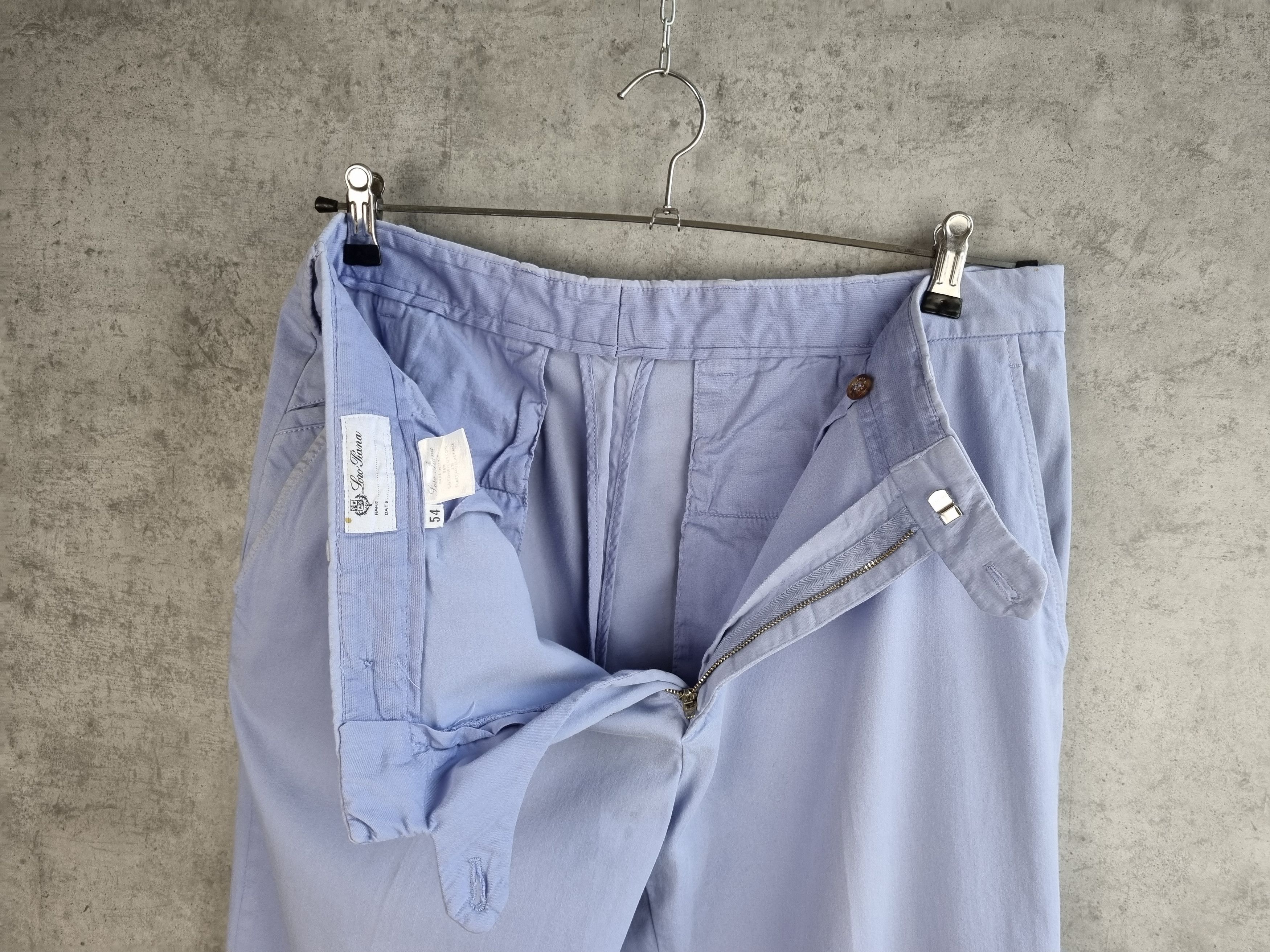 Loro Piana Loro Piana Baby Blue Soft Fabrics Chinos Pants Size US 34 / EU 50 - 2 Thumbnail