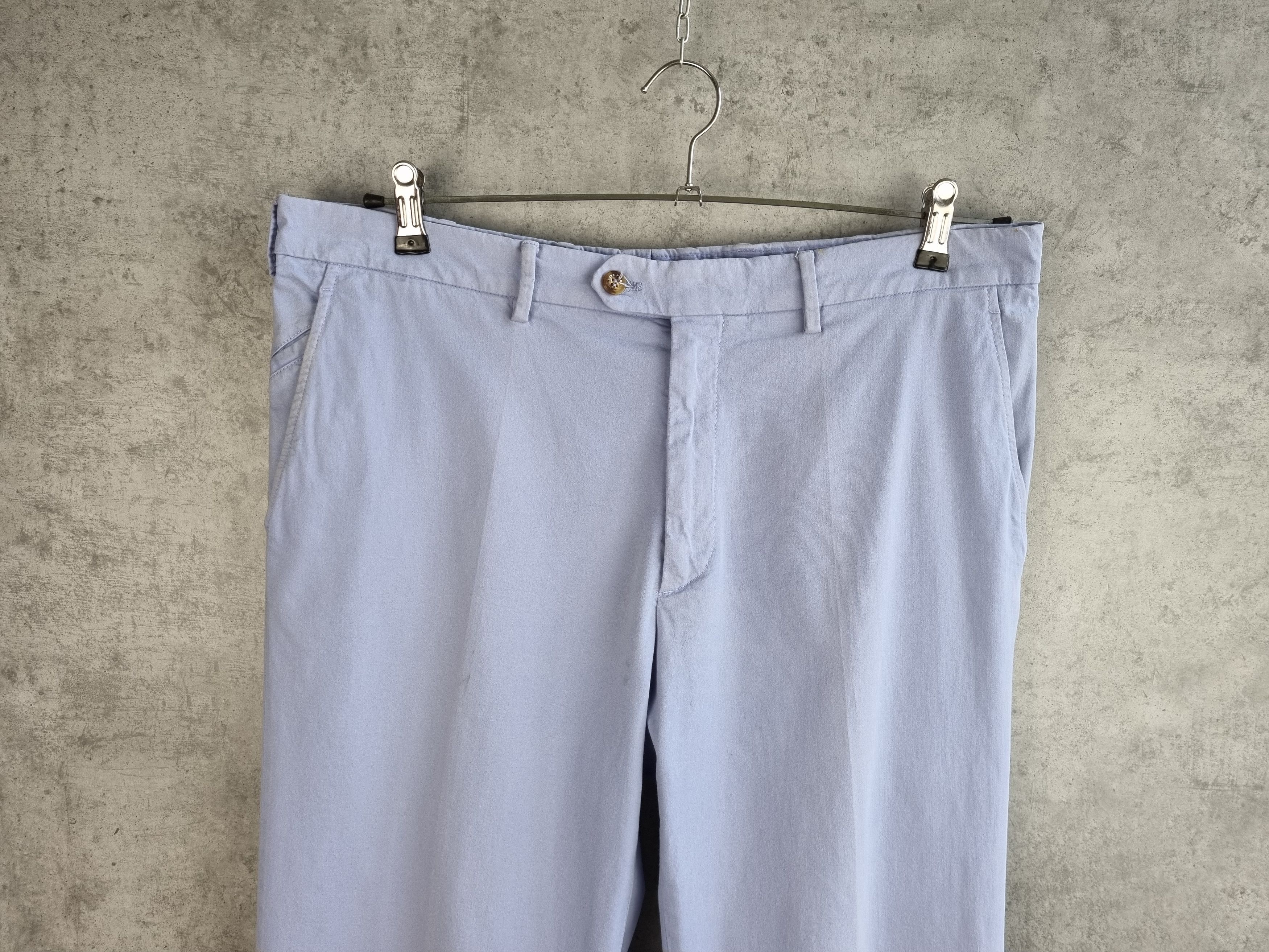 Loro Piana Loro Piana Baby Blue Soft Fabrics Chinos Pants Size US 34 / EU 50 - 6 Thumbnail