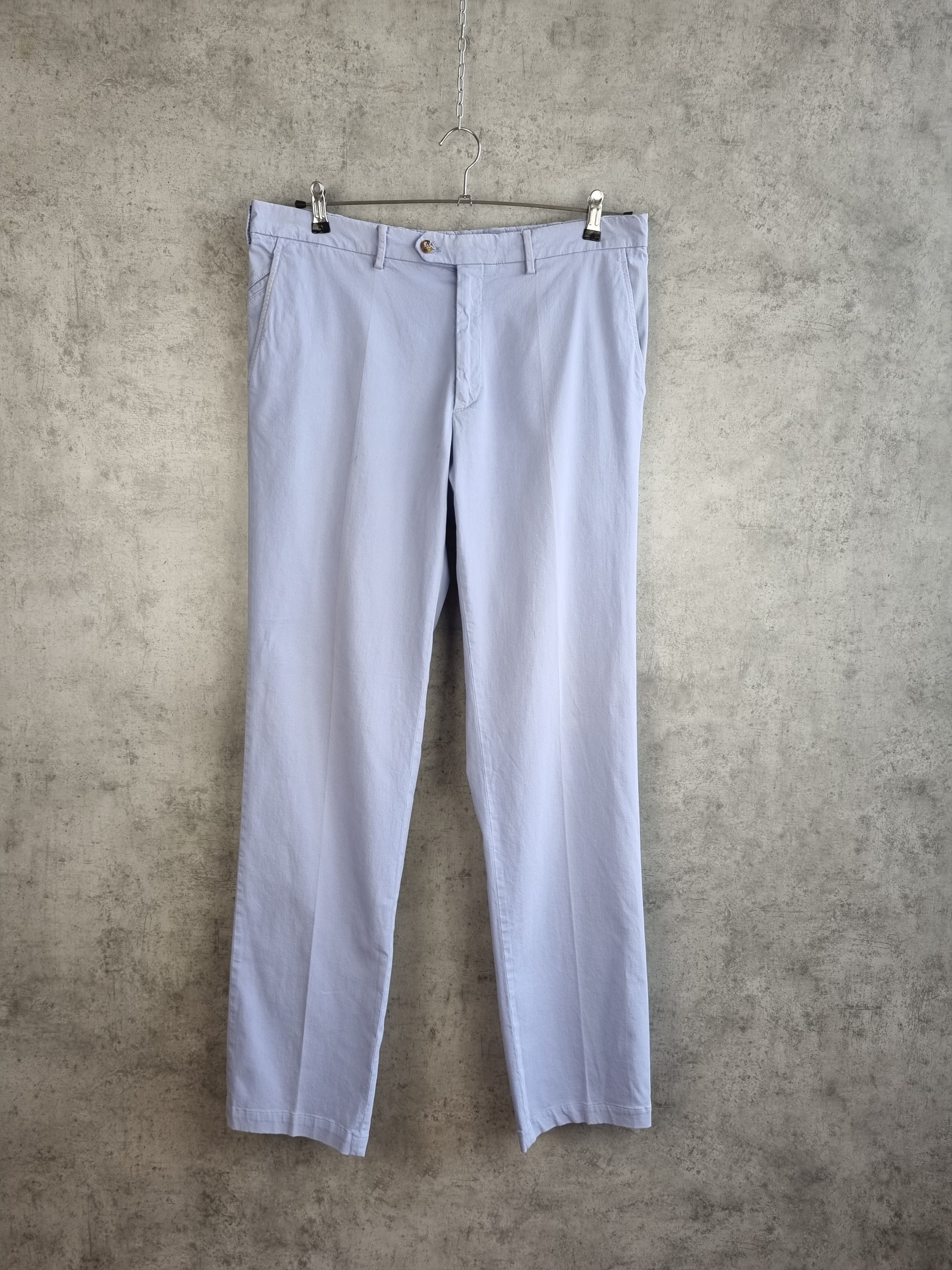 Loro Piana Loro Piana Baby Blue Soft Fabrics Chinos Pants Size US 34 / EU 50 - 1 Thumbnail