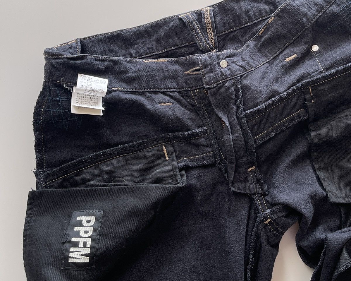 PPFM Ppfm Distressed Navy Blue Pants Size US 30 / EU 46 - 18 Thumbnail
