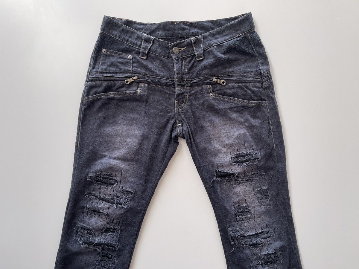 PPFM Ppfm Distressed Navy Blue Pants Size US 30 / EU 46 - 5 Thumbnail