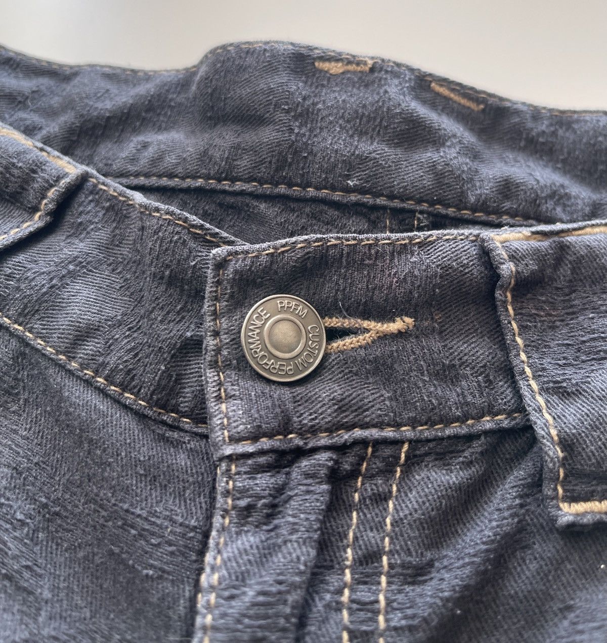 PPFM Ppfm Distressed Navy Blue Pants Size US 30 / EU 46 - 17 Thumbnail