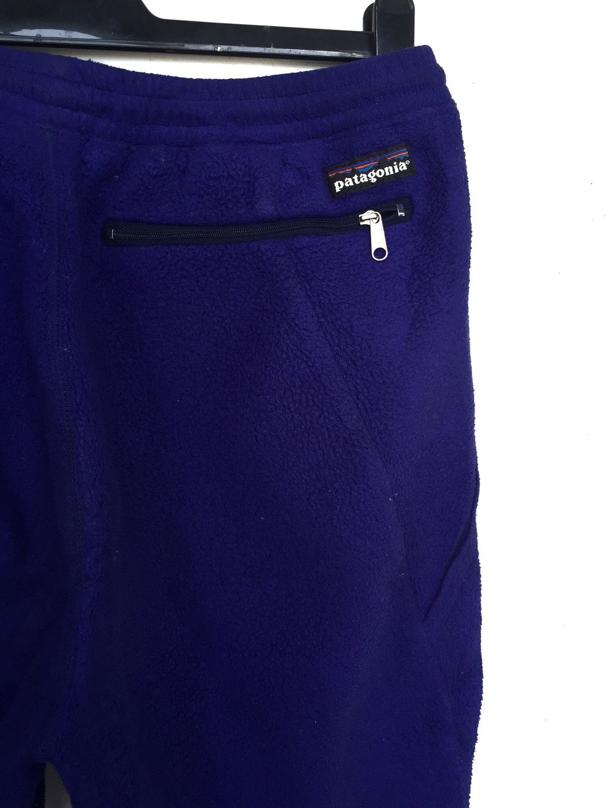 Image of VTG Patagonia Synchilla Snap Fleece Pants in Blue, Men's (Size 30)