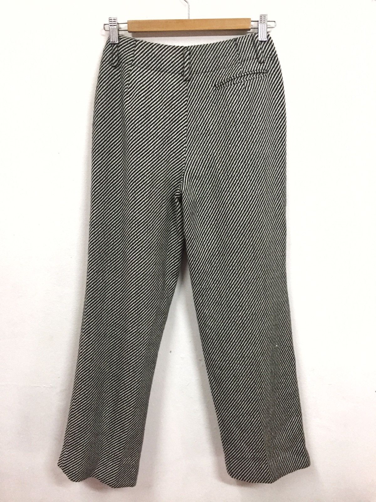 Japanese Brand × Junko Shimada 90s Classic Junko Shimada 🇯🇵 Striped Casual Pants Size US 29 - 3 Thumbnail