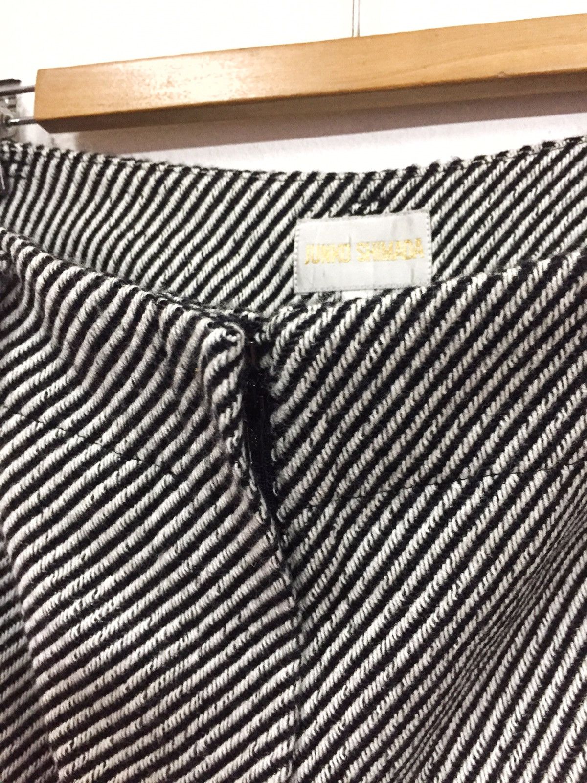 Japanese Brand × Junko Shimada 90s Classic Junko Shimada 🇯🇵 Striped Casual Pants Size US 29 - 4 Thumbnail
