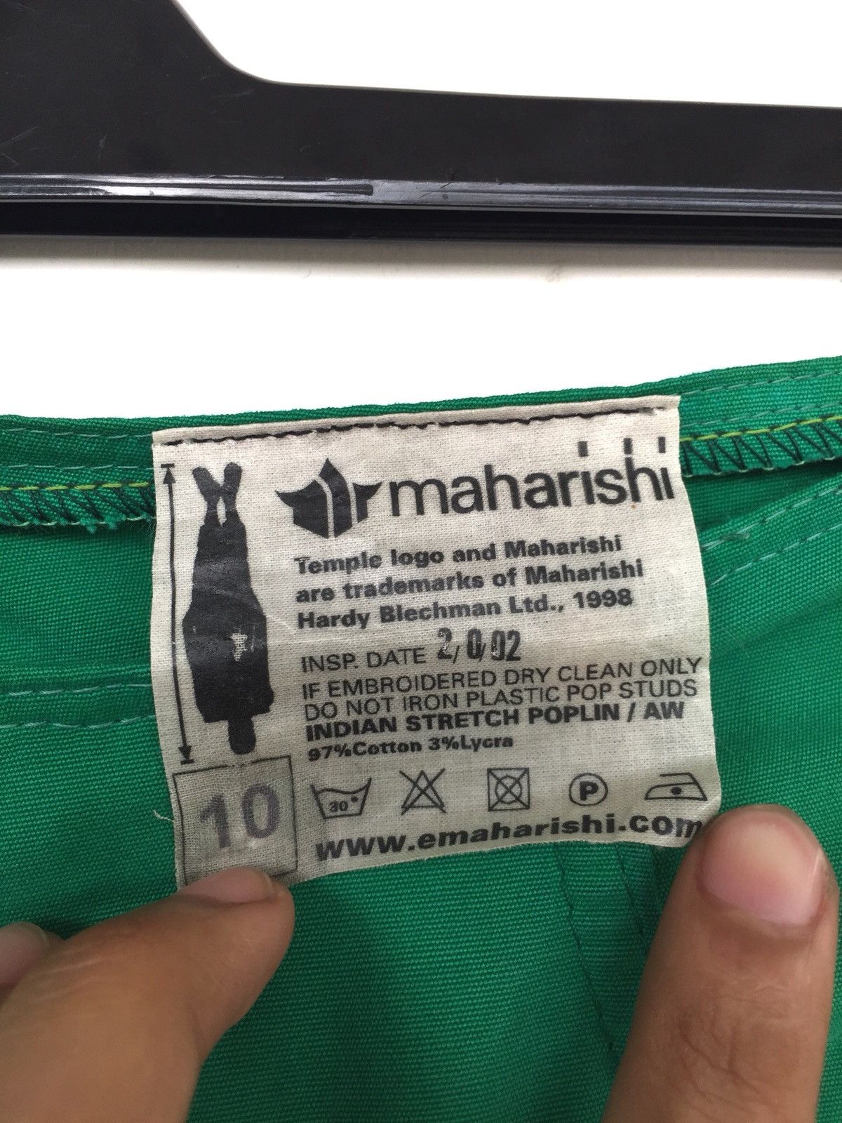 Maharishi Maharishi Floral Embroidered Poplin Cropped Pants Size US 27 - 7 Thumbnail