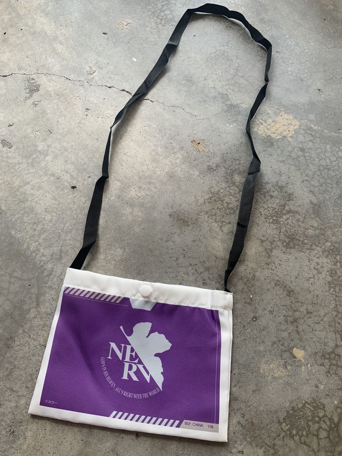 Anime Bandai Nerv Evangelion Sacoche Sling Bag Neon genesis Size ONE SIZE - 3 Thumbnail