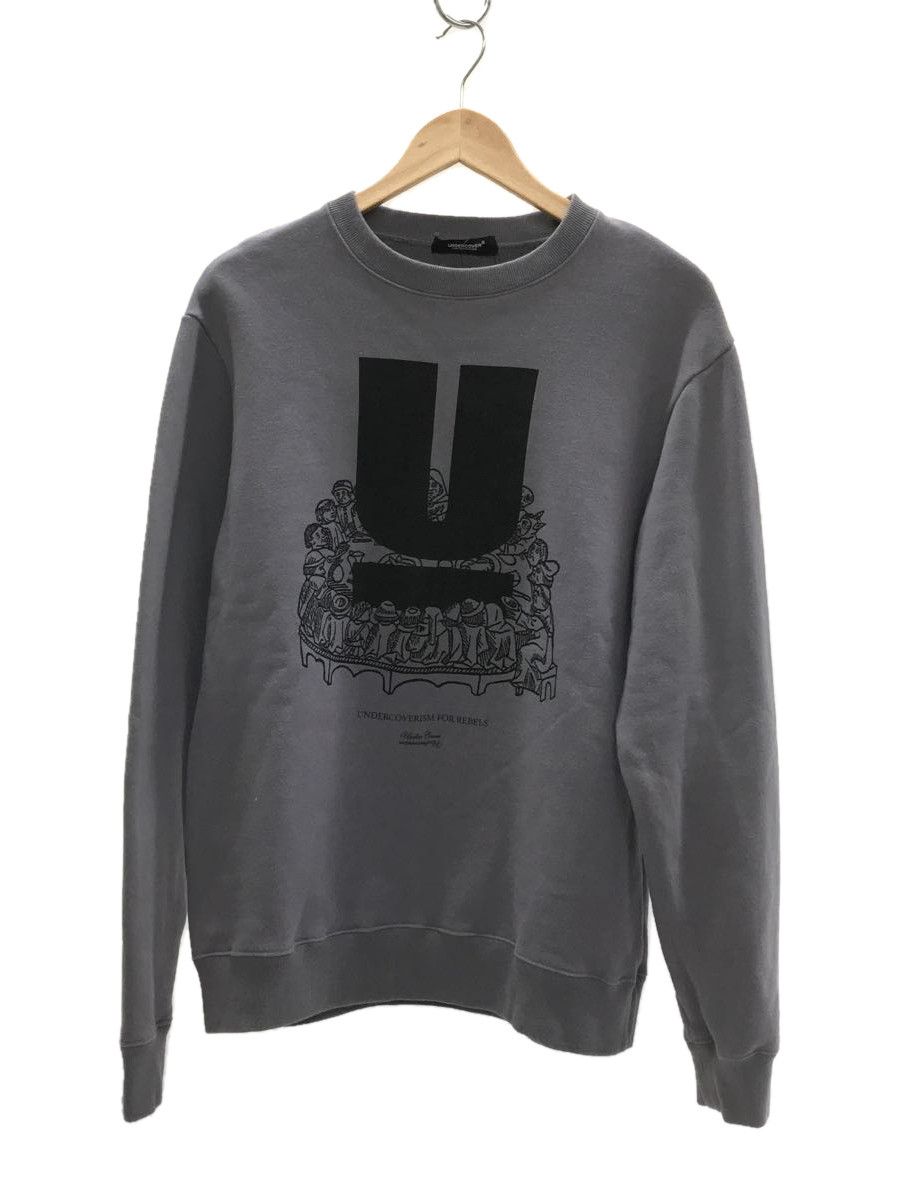 Swearshirt Gray Logo Design Long Sleeve