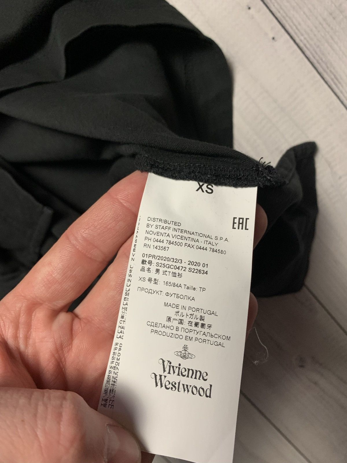 Vintage × Vivienne Westwood Vintage Vivienne Westwood size Xs logo tee Size US XS / EU 42 / 0 - 4 Thumbnail