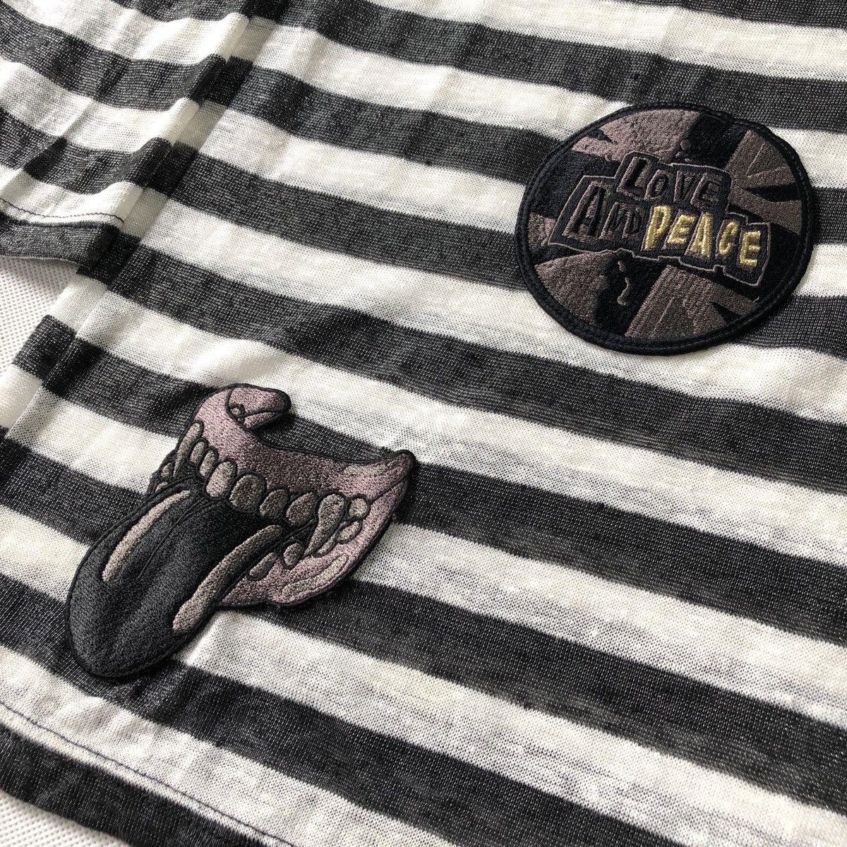 Roen Roen Mastermind Skull Stripes Sex Punk Patches Tshirt Size M / US 6-8 / IT 42-44 - 8 Thumbnail