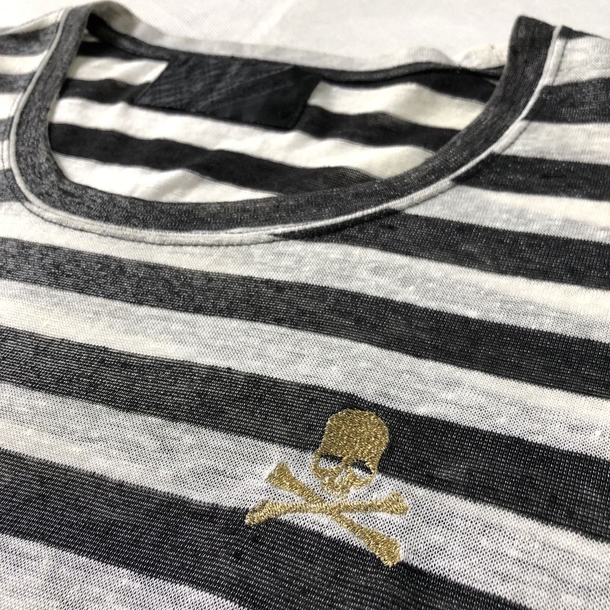 Roen Roen Mastermind Skull Stripes Sex Punk Patches Tshirt Size M / US 6-8 / IT 42-44 - 3 Thumbnail