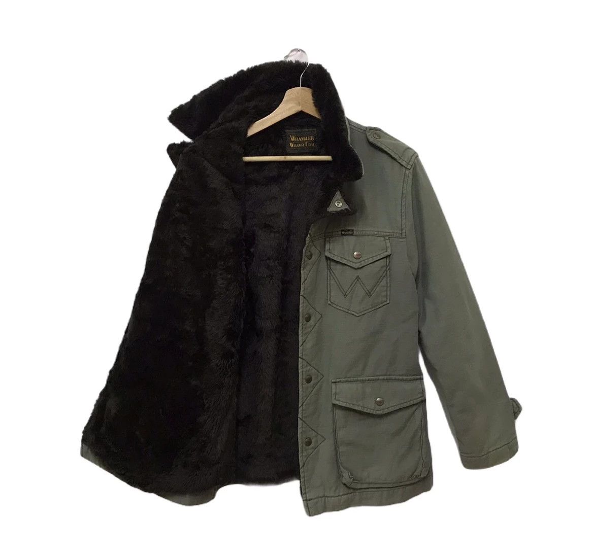 Wrangler Vintage Wrangler Wrange Coat Sherpa Lined Jacket Size US M / EU 48-50 / 2 - 4 Thumbnail