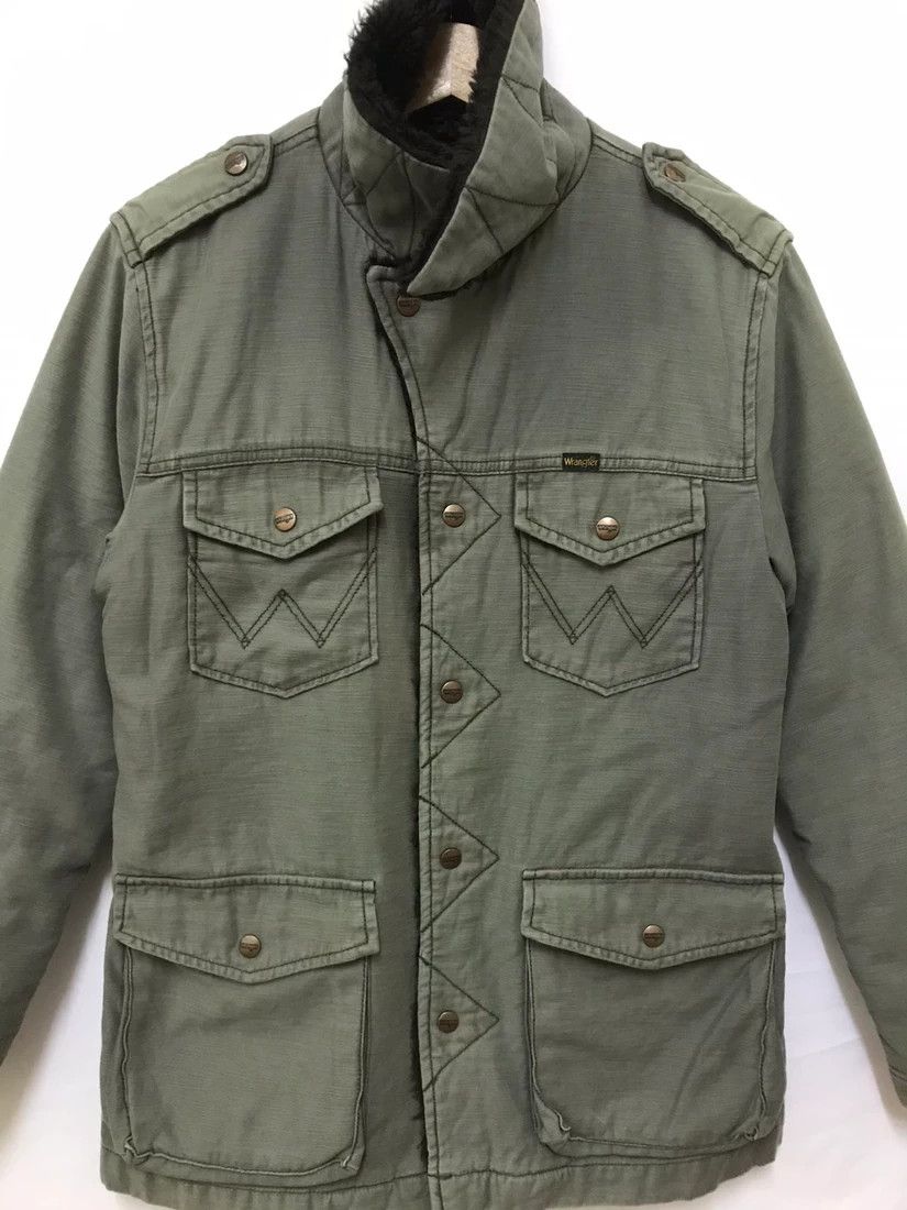 Wrangler Vintage Wrangler Wrange Coat Sherpa Lined Jacket Size US M / EU 48-50 / 2 - 2 Thumbnail