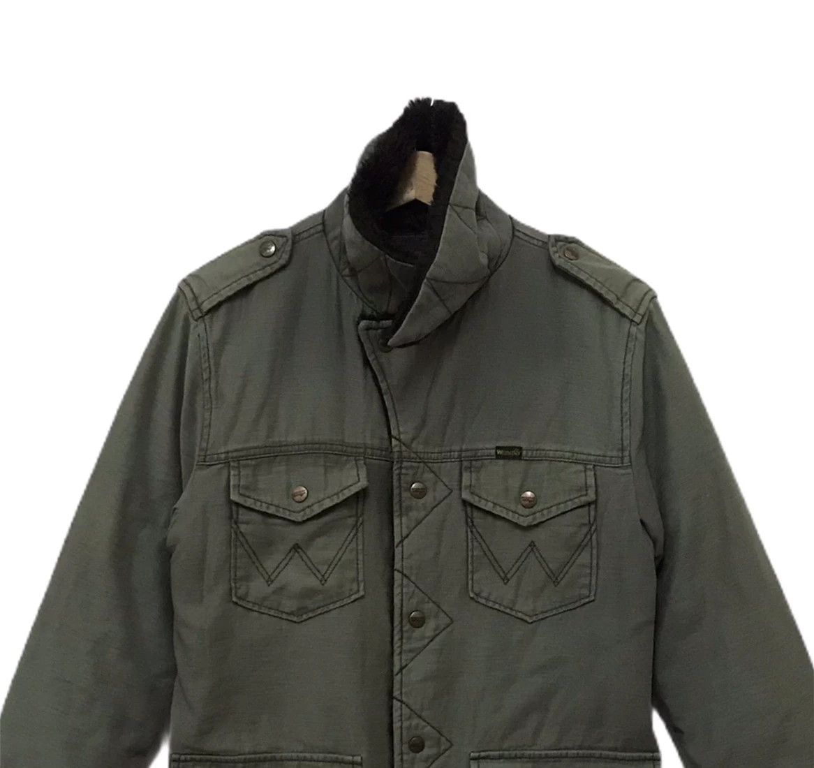 Wrangler Vintage Wrangler Wrange Coat Sherpa Lined Jacket Size US M / EU 48-50 / 2 - 3 Thumbnail