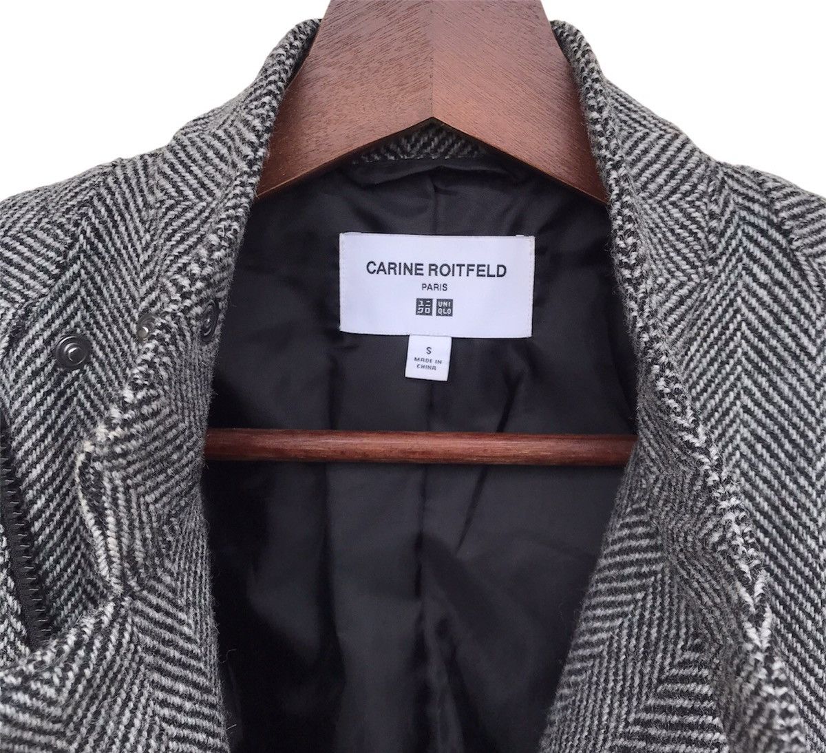 Designer Carine Roitfeld designer asymmetrical cropped jacket Size S / US 4 / IT 40 - 7 Thumbnail