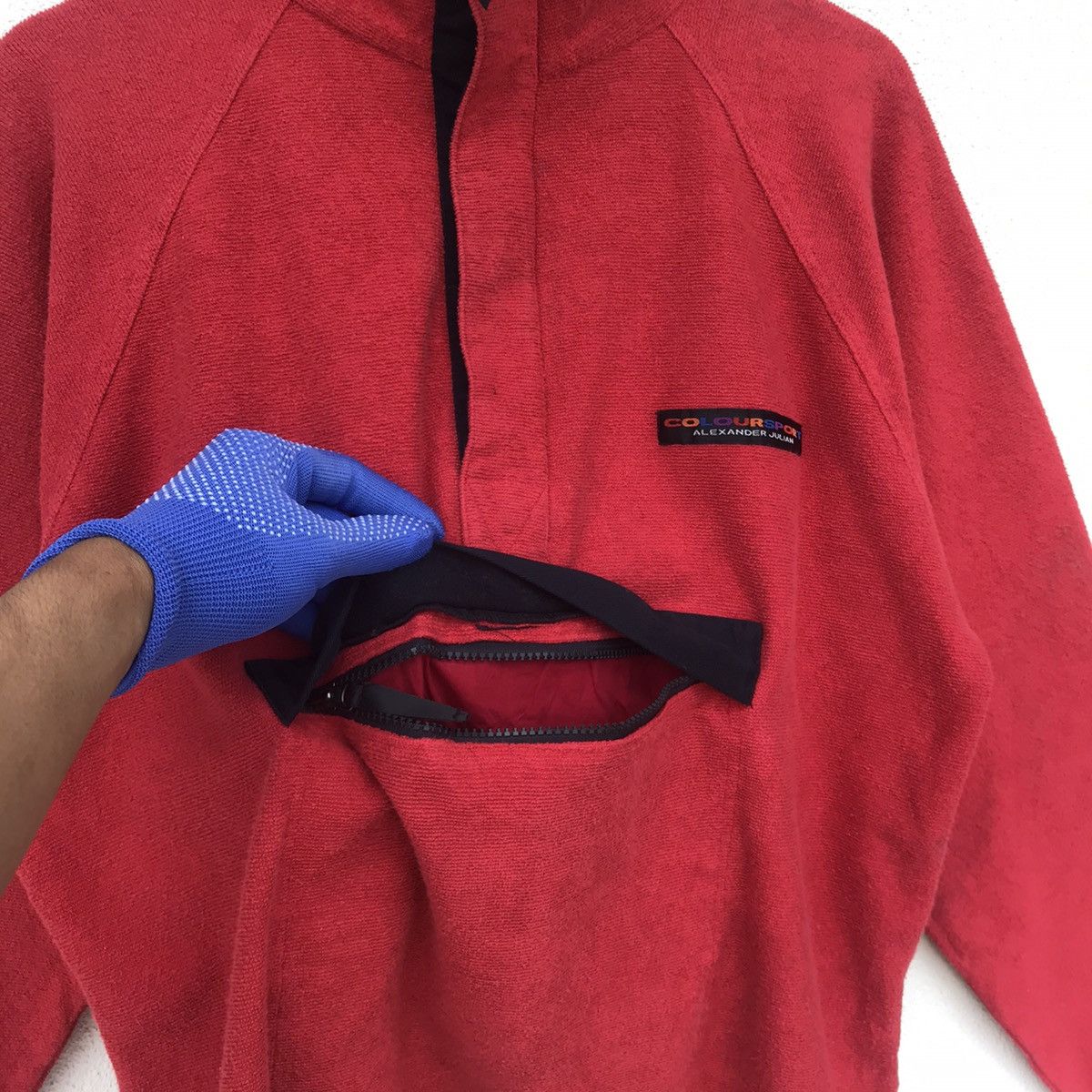 Alexander Julian × Vintage Vintage Anorak fleece alexander julian Size US L / EU 52-54 / 3 - 5 Thumbnail