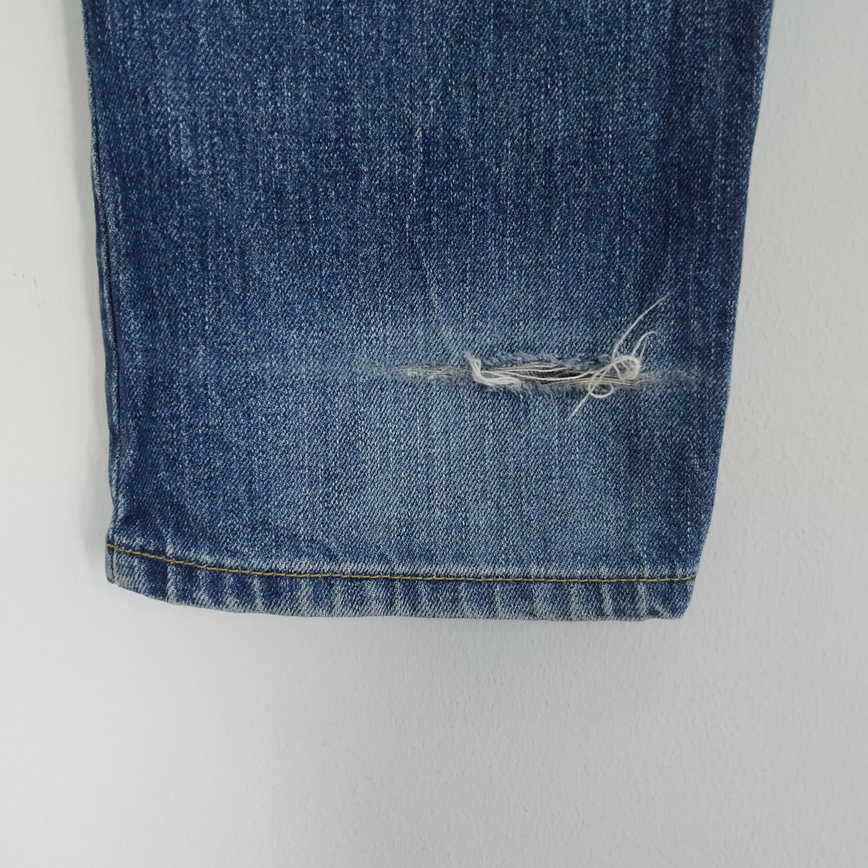 Japanese Brand Vintage Lolita Stonewash Denim Jeans Smiley Inspired Kapital Size US 34 / EU 50 - 12 Thumbnail