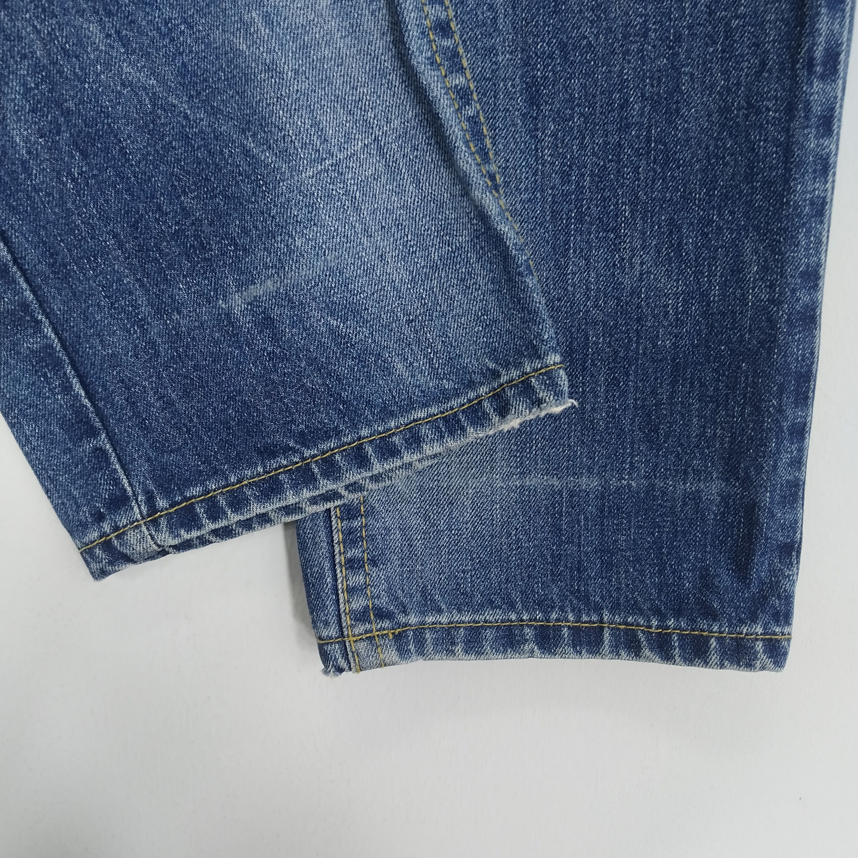 Japanese Brand Vintage Lolita Stonewash Denim Jeans Smiley Inspired Kapital Size US 34 / EU 50 - 8 Thumbnail