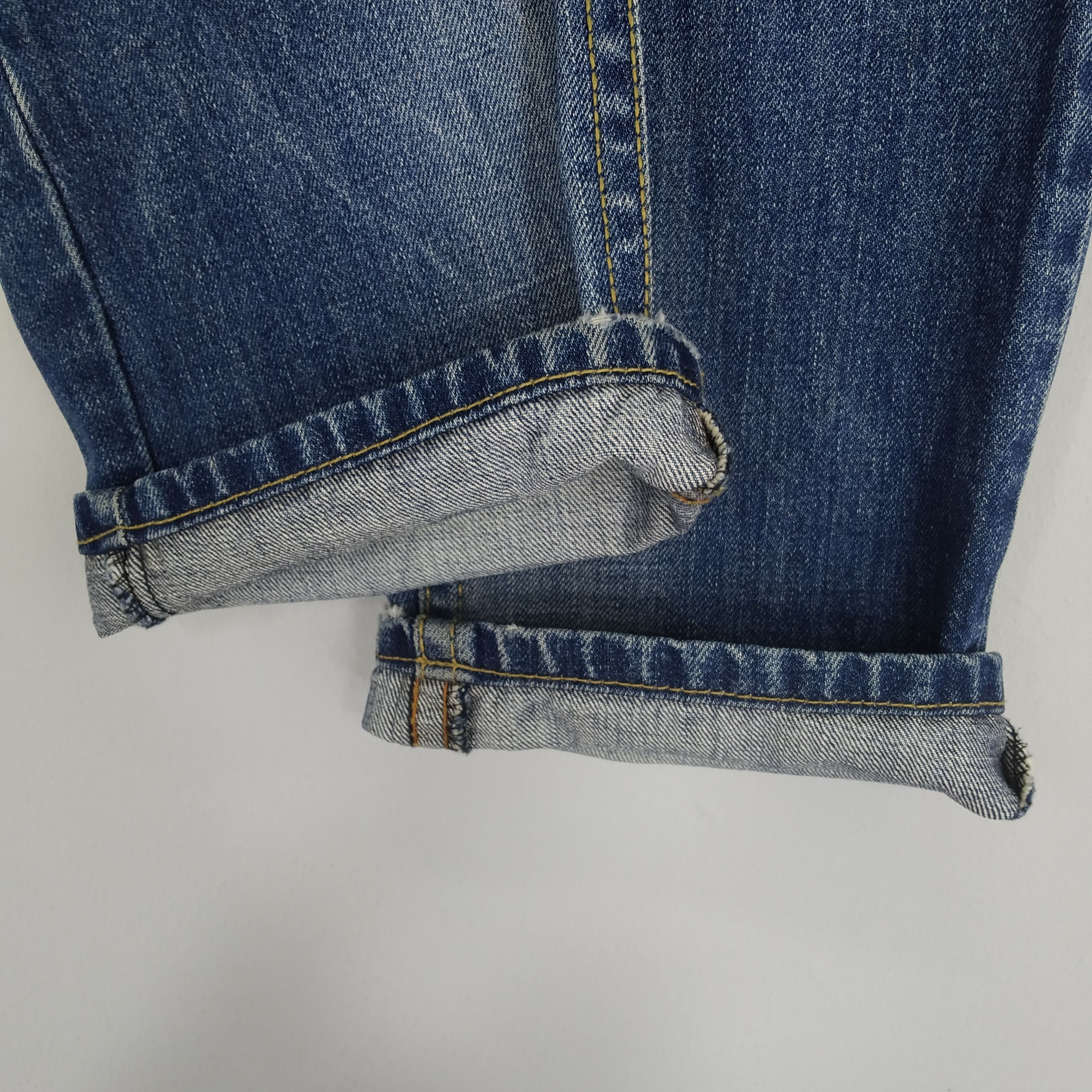 Japanese Brand Vintage Lolita Stonewash Denim Jeans Smiley Inspired Kapital Size US 34 / EU 50 - 9 Thumbnail