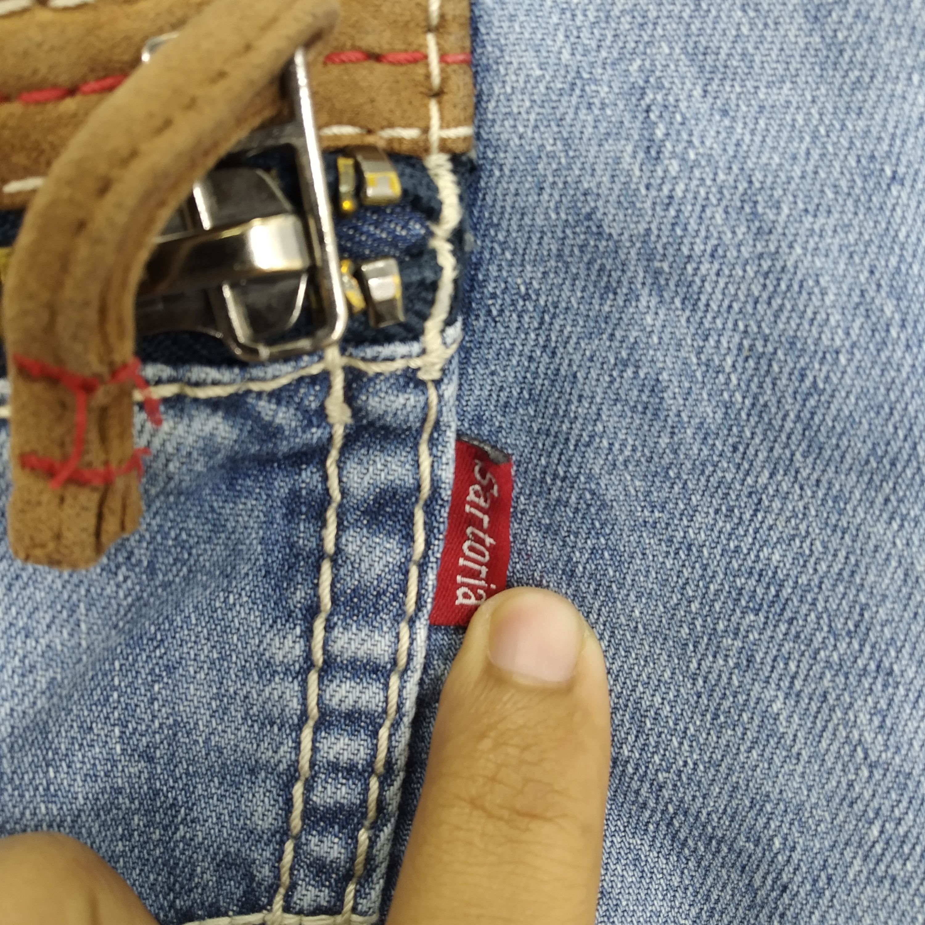 Vintage Vintage Sartoria Bellini Jeans Baggy Stonewash Denim Jeans Size US 40 / EU 56 - 10 Thumbnail