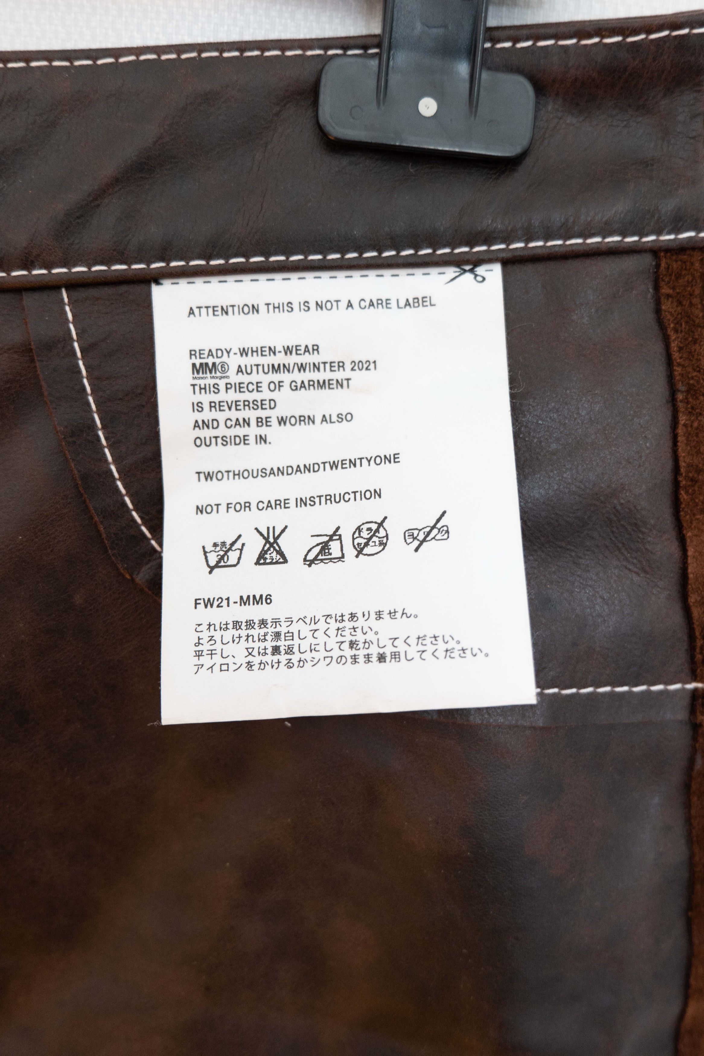 Maison Margiela leather pants Size US 30 / EU 46 - 4 Thumbnail