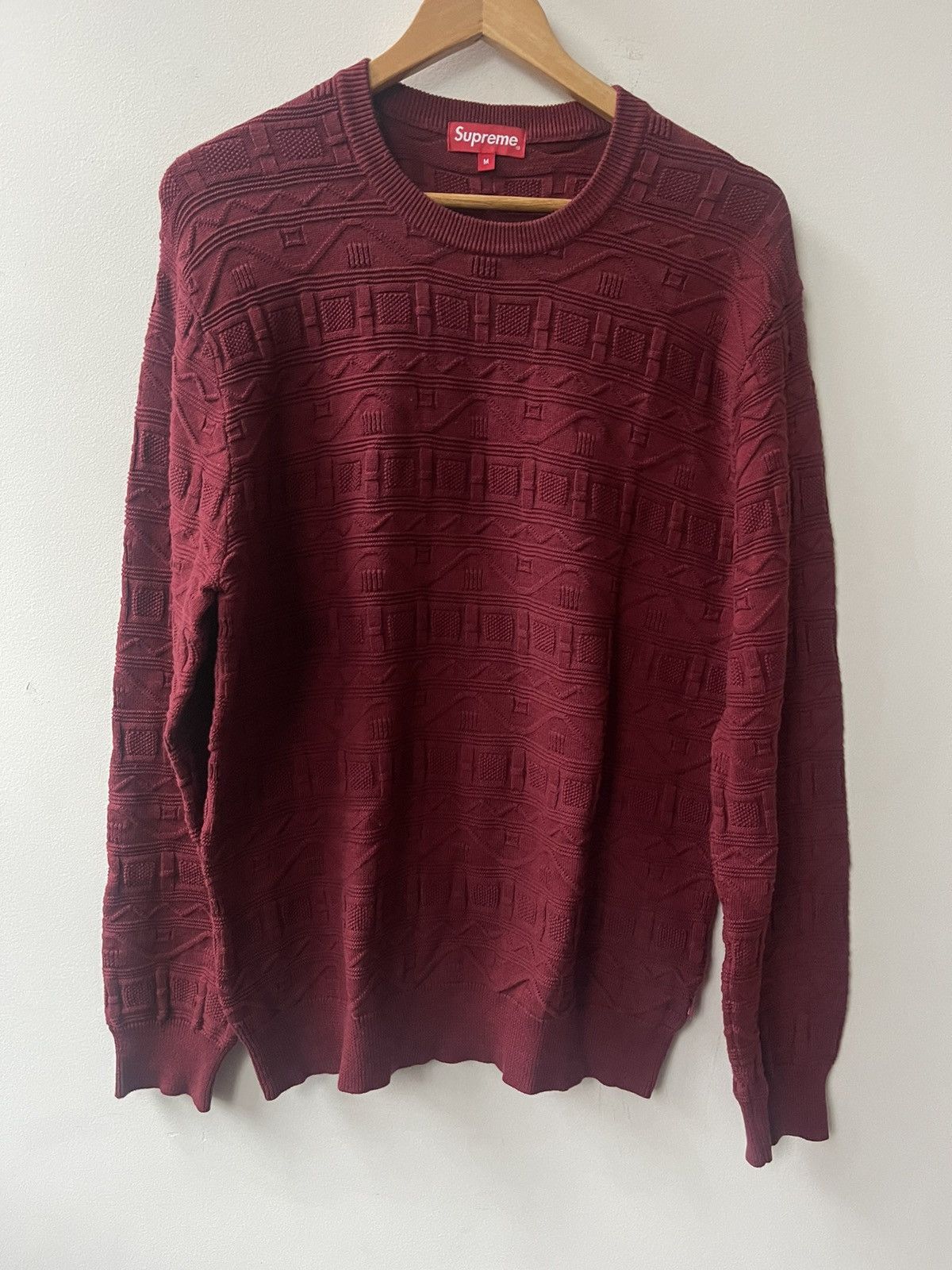 Supreme jacquard sweater store