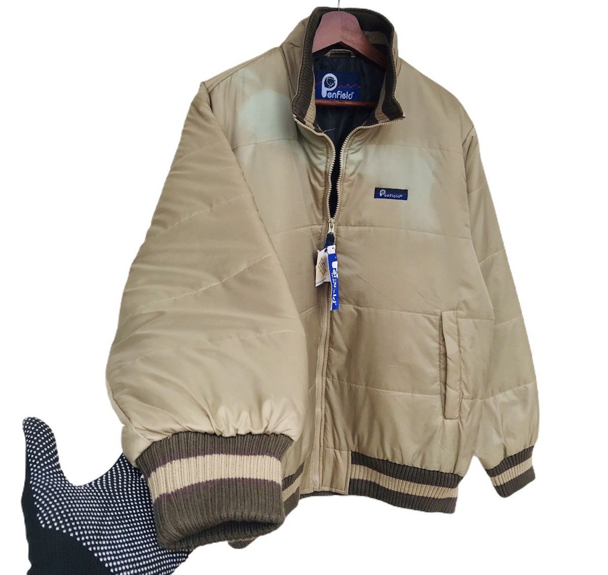 Penfield NWT VTG DEADSTOCK Penfield BLEACHED Puffer zipper Jacket Size US L / EU 52-54 / 3 - 6 Thumbnail