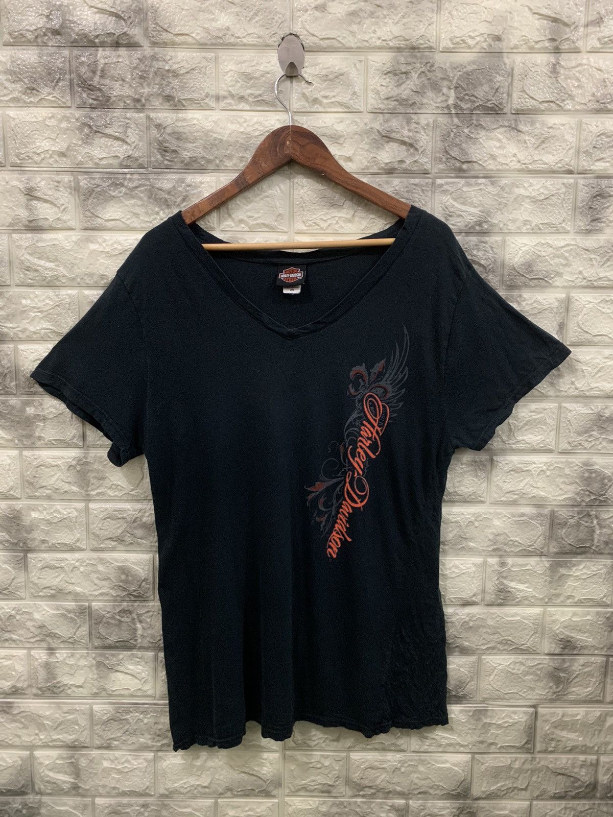 Harley Davidson × Vintage Vintage Harley Davidson Women’s Tee Size L / US 10 / IT 46 - 1 Thumbnail