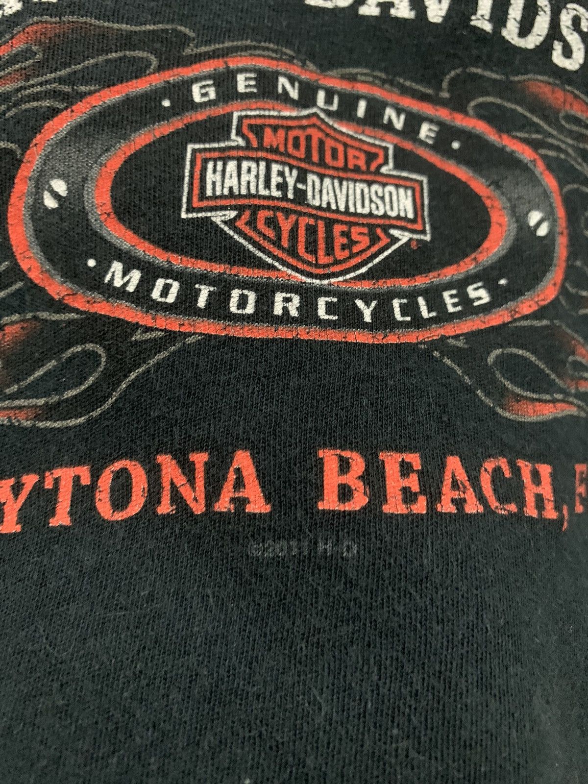 Harley Davidson × Vintage Vintage Harley Davidson Women’s Tee Size L / US 10 / IT 46 - 5 Thumbnail