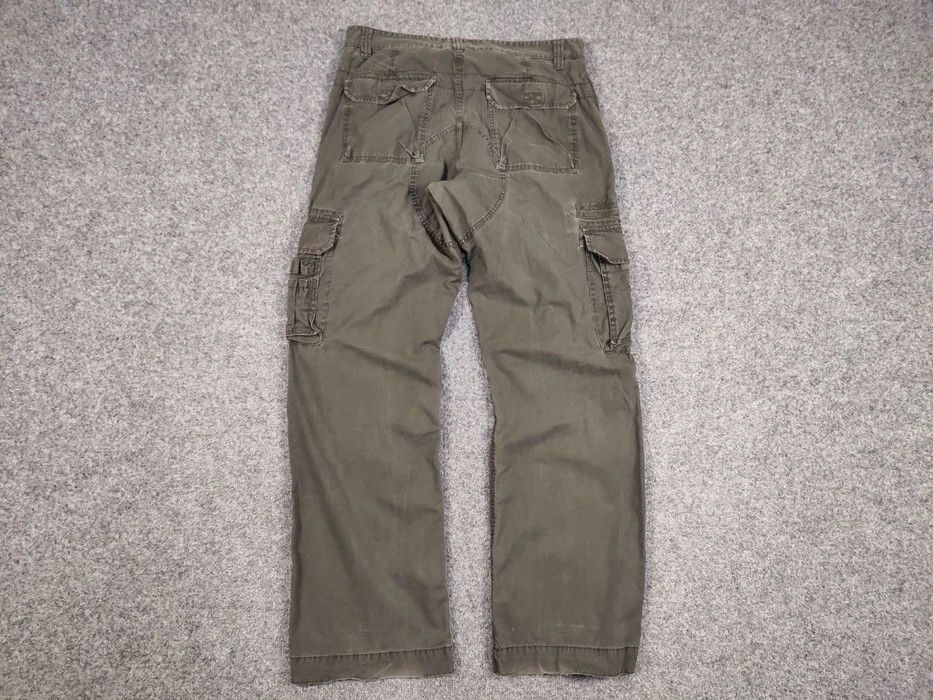 Japanese Brand Vintage Cargo Pants Travis Scott Japan Zip Pocket Olive Size US 33 - 6 Thumbnail