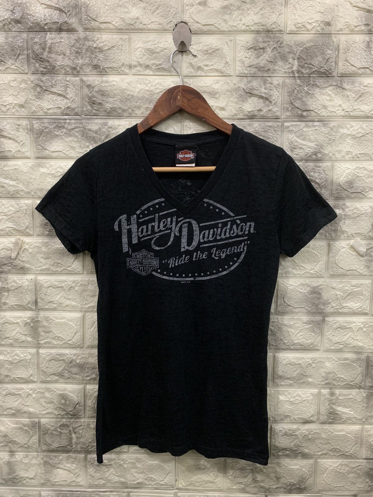 Harley Davidson × Vintage Vintage Harley Davidson Women’s Tee Size L / US 10 / IT 46 - 1 Thumbnail