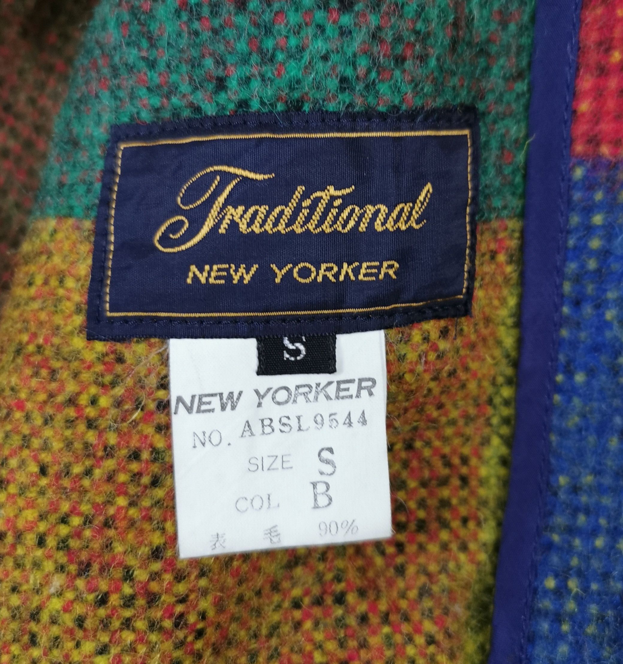 Japanese Brand New Yorker Wool Colorblock Hoodie Bomber Jacket Size US S / EU 44-46 / 1 - 11 Thumbnail