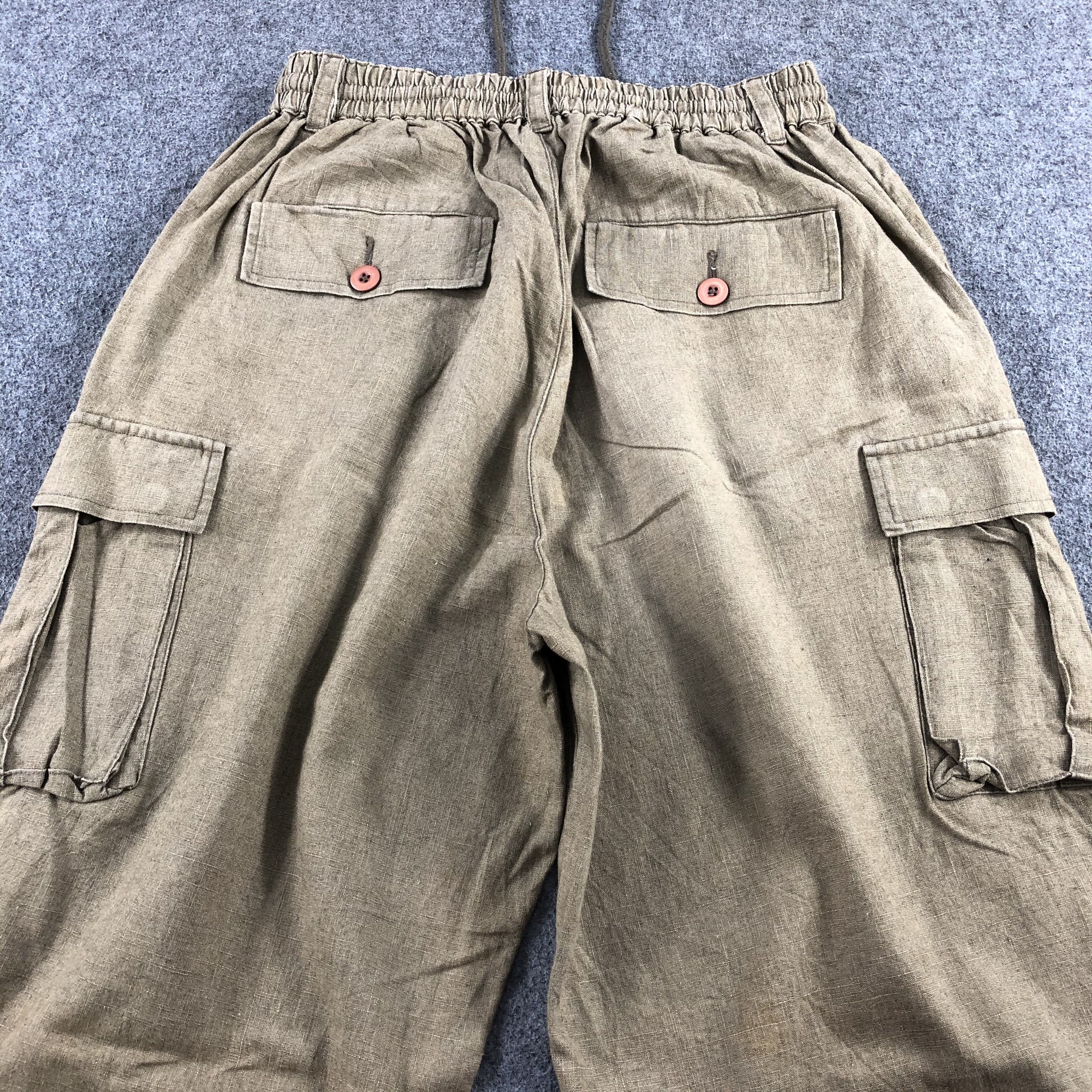 Japanese Brand Parachute Cargo Pants Multipocket Tactical Trousers -J1933 Size US 27 - 4 Thumbnail