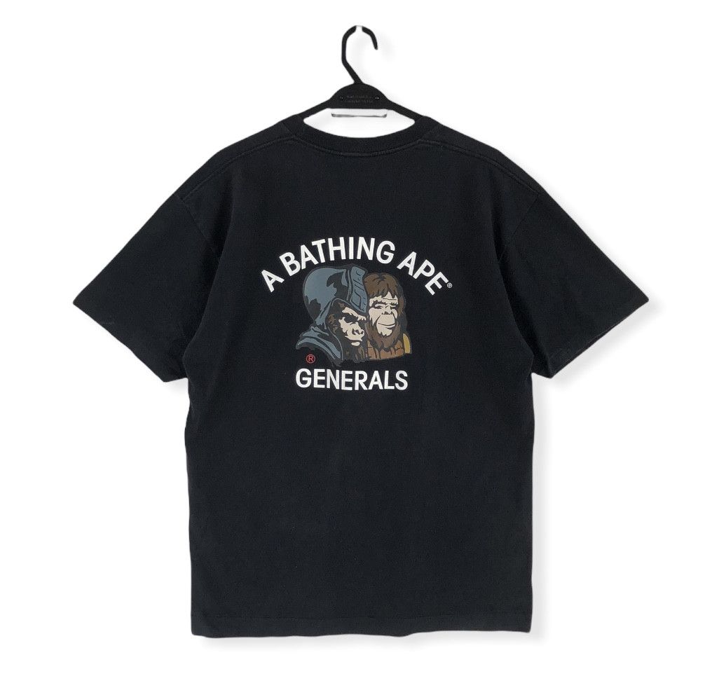 Bape BAPE GENERALS BIG BACKHIT SINGLE STITCH SHIRT Size US L / EU 52-54 / 3 - 1 Thumbnail