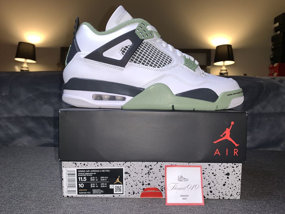 Air Jordan 4 Retro 'Seafoam' AQ9129-103