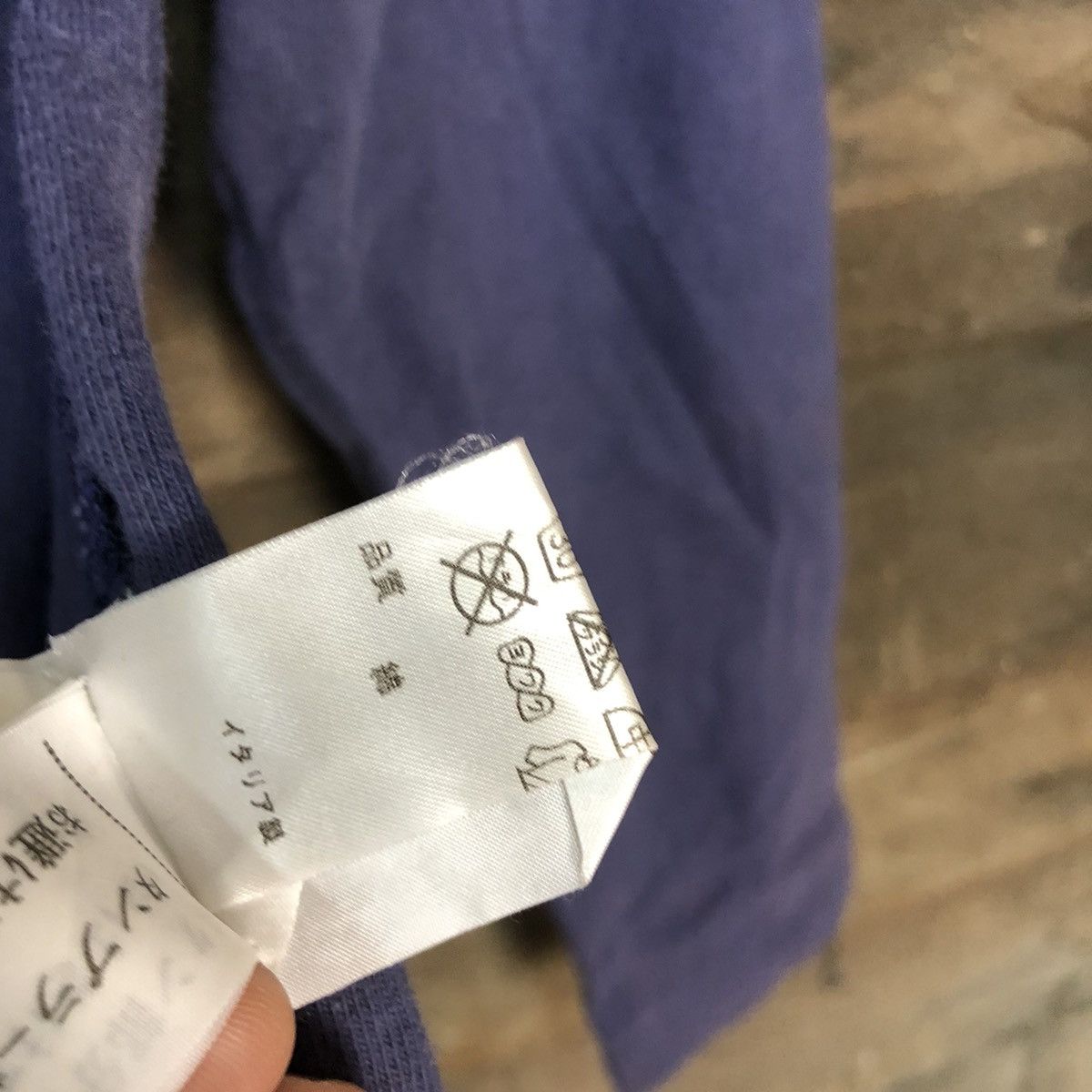 Paul Smith Paul Smith Blue distressed crop top Sweatshirt #3913 Size M / US 6-8 / IT 42-44 - 17 Thumbnail