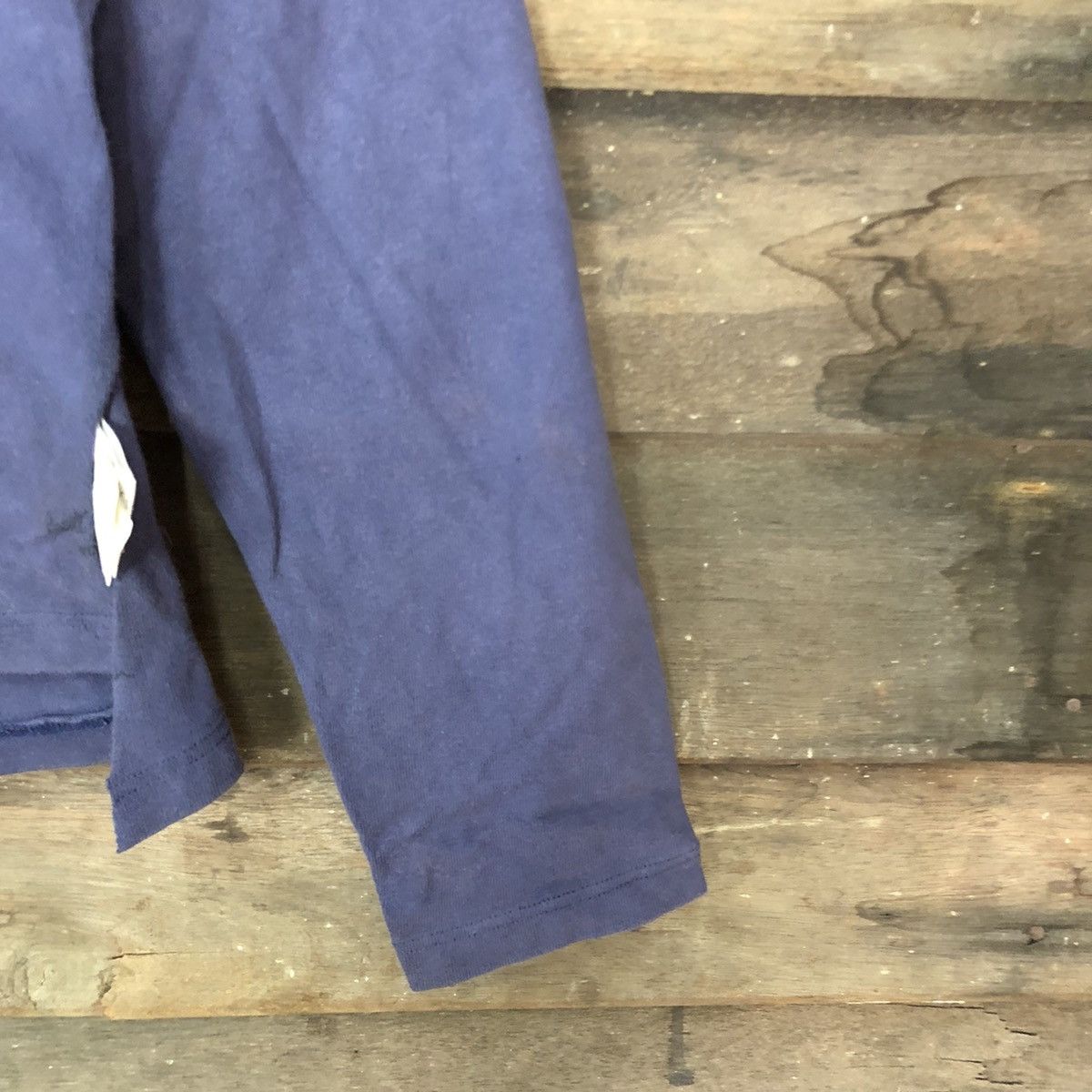 Paul Smith Paul Smith Blue distressed crop top Sweatshirt #3913 Size M / US 6-8 / IT 42-44 - 4 Thumbnail
