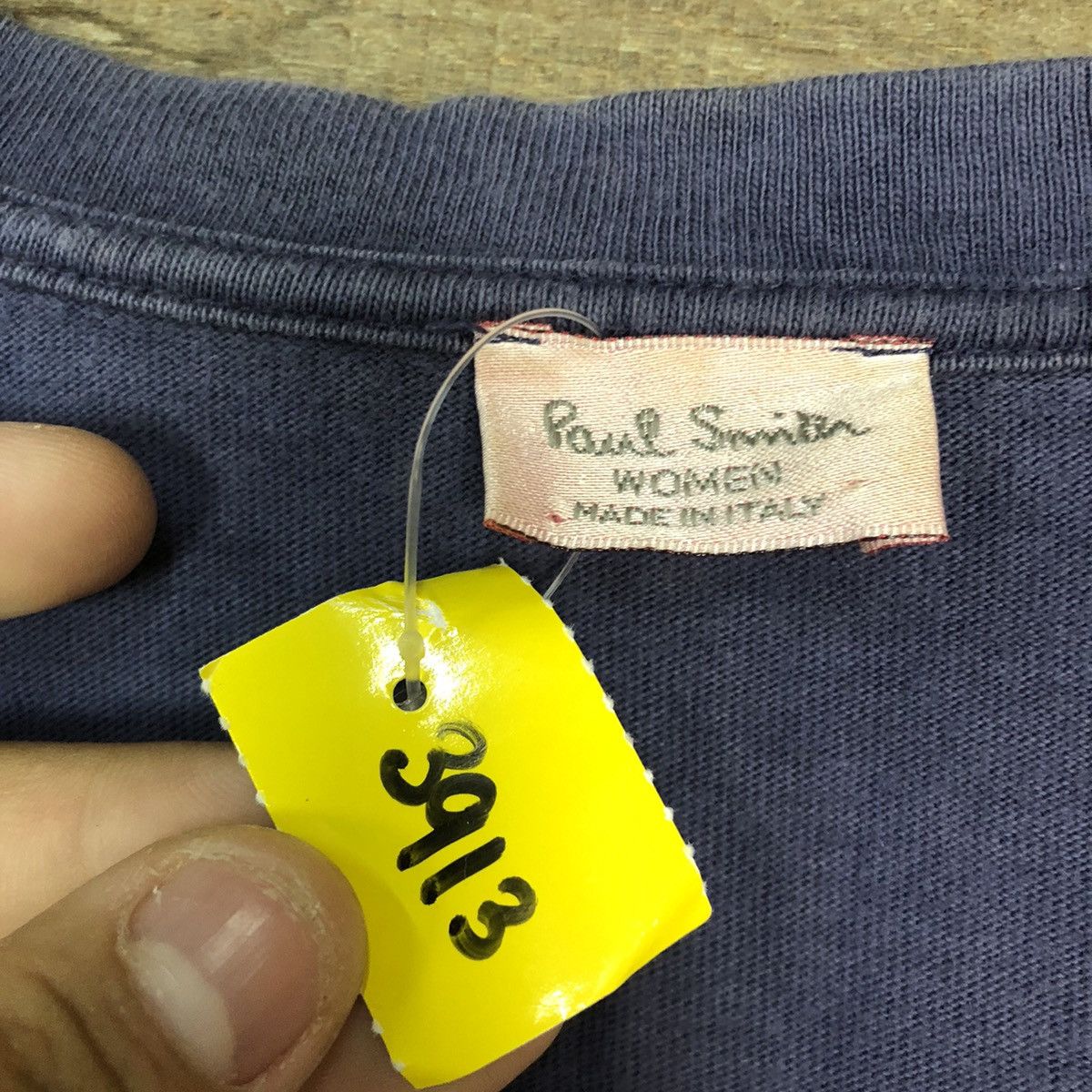 Paul Smith Paul Smith Blue distressed crop top Sweatshirt #3913 Size M / US 6-8 / IT 42-44 - 14 Thumbnail