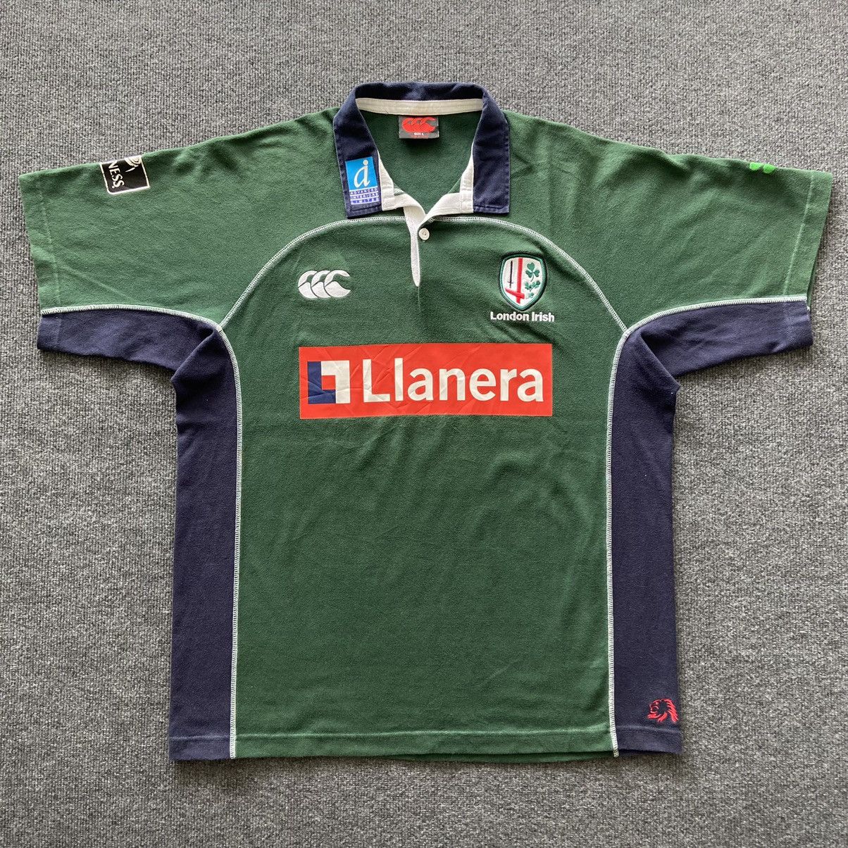 Canterbury of New Zealand × Vintage Canterburry of New Zealand London Irish Rugby jersey Size US L / EU 52-54 / 3 - 1 Thumbnail