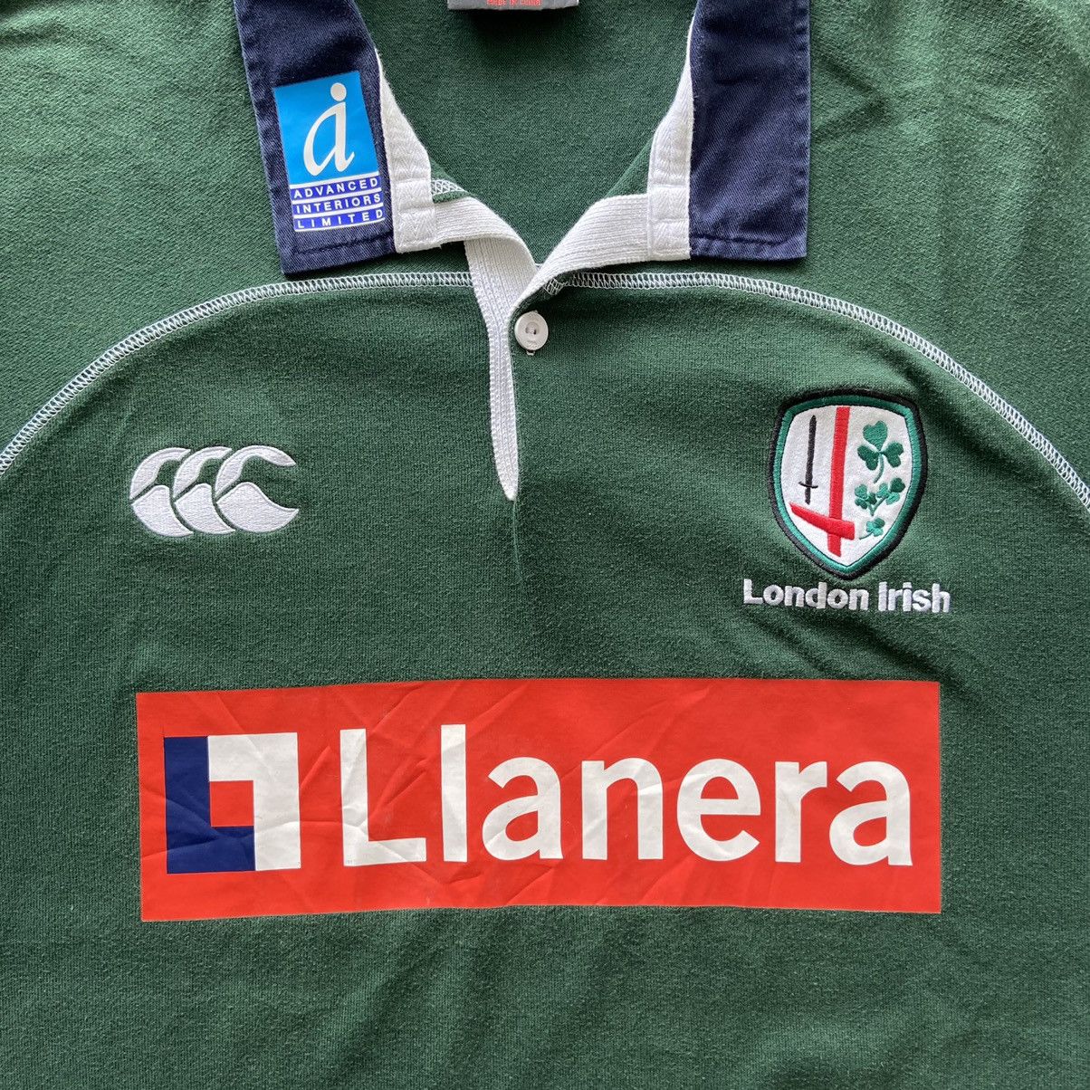 Canterbury of New Zealand × Vintage Canterburry of New Zealand London Irish Rugby jersey Size US L / EU 52-54 / 3 - 2 Thumbnail