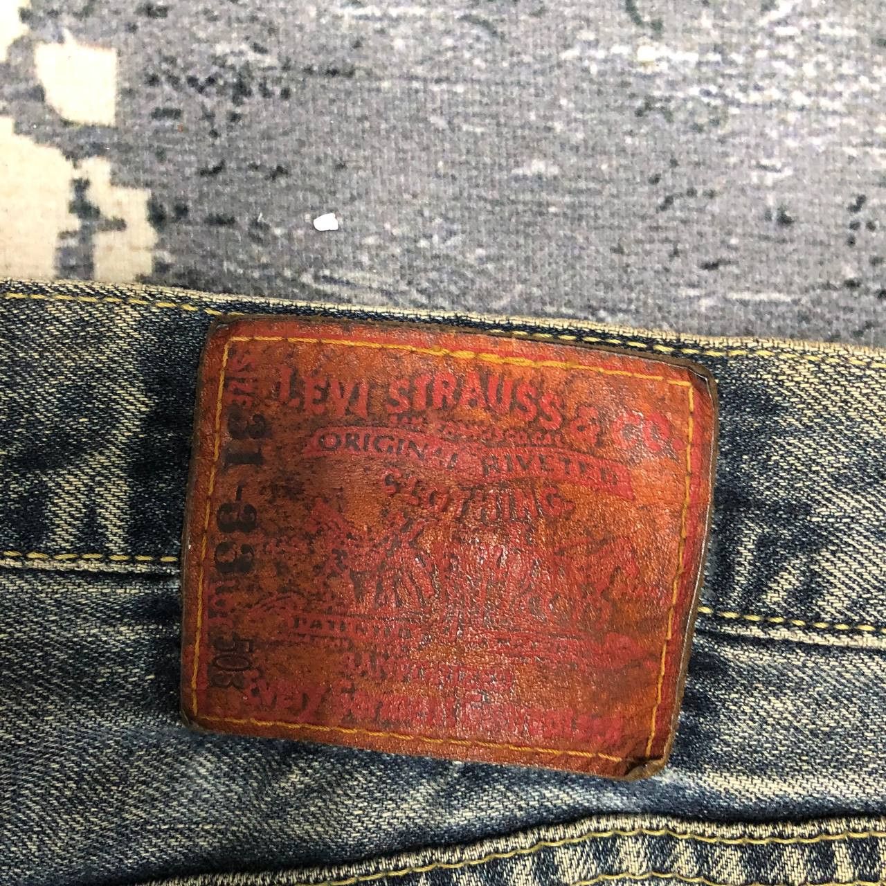 Levi's P654 VTG LEVI'S DENIM DISTRESSED JEANS Size US 32 / EU 48 - 5 Thumbnail