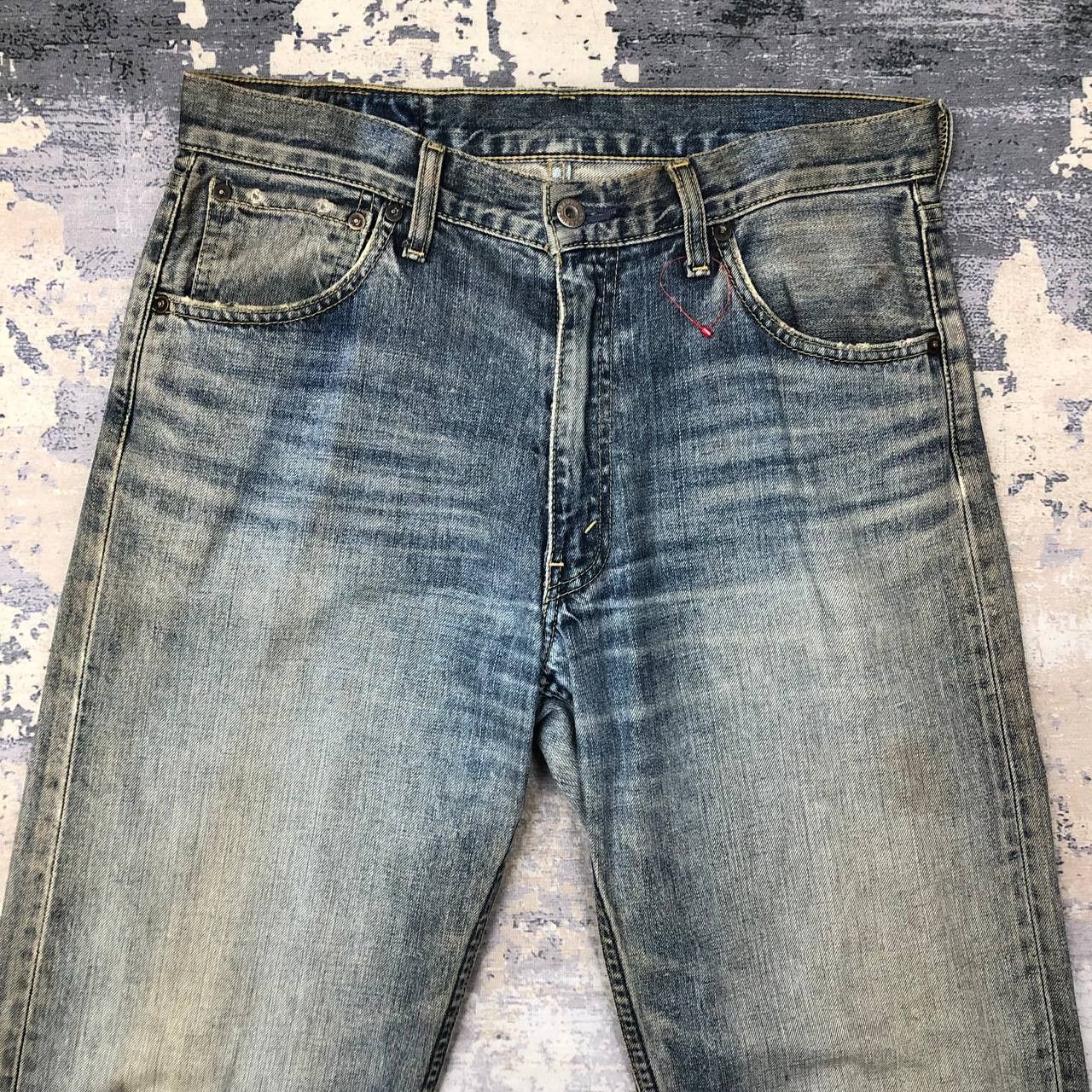 Levi's P654 VTG LEVI'S DENIM DISTRESSED JEANS Size US 32 / EU 48 - 3 Thumbnail