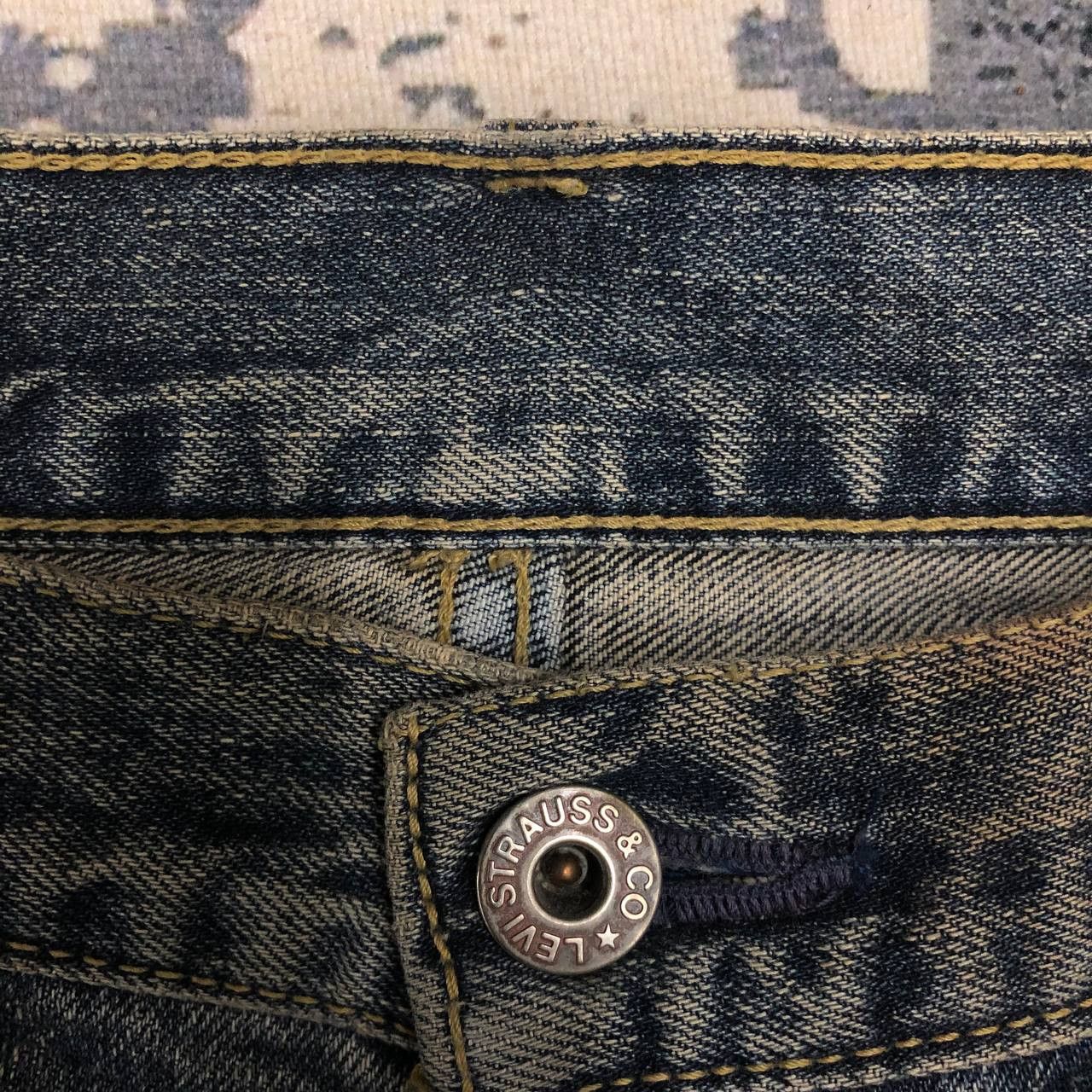 Levi's P654 VTG LEVI'S DENIM DISTRESSED JEANS Size US 32 / EU 48 - 6 Thumbnail