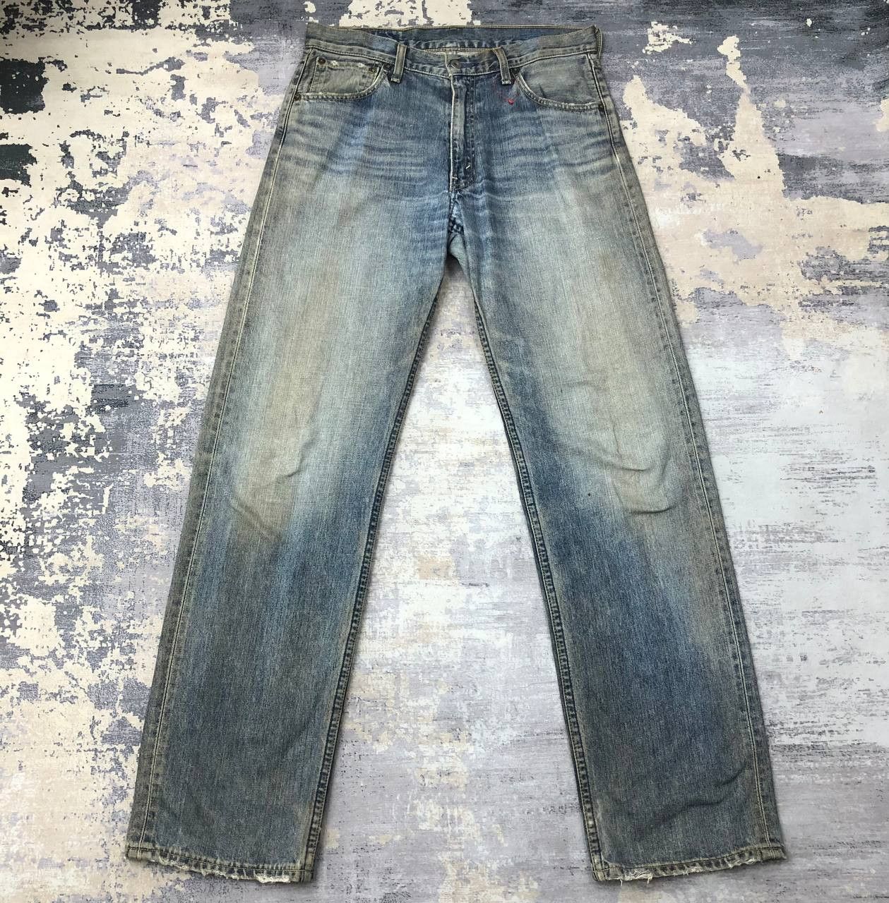 Levi's P654 VTG LEVI'S DENIM DISTRESSED JEANS Size US 32 / EU 48 - 1 Thumbnail
