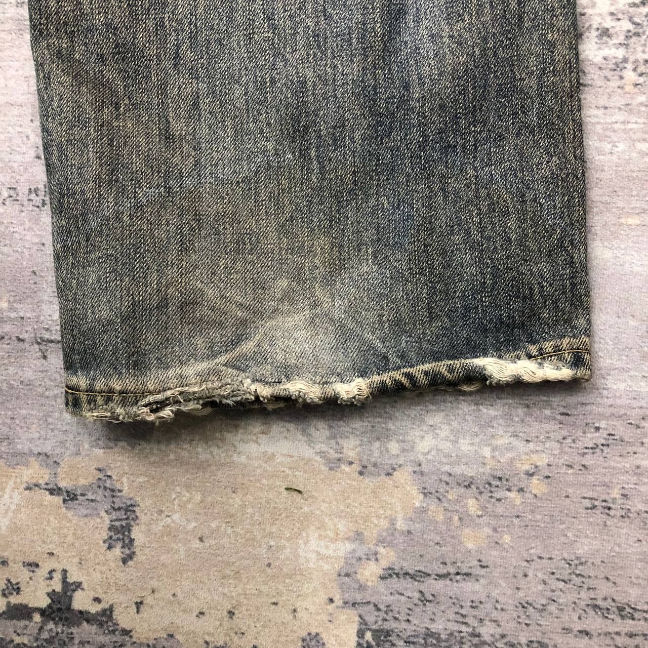 Levi's P654 VTG LEVI'S DENIM DISTRESSED JEANS Size US 32 / EU 48 - 7 Thumbnail